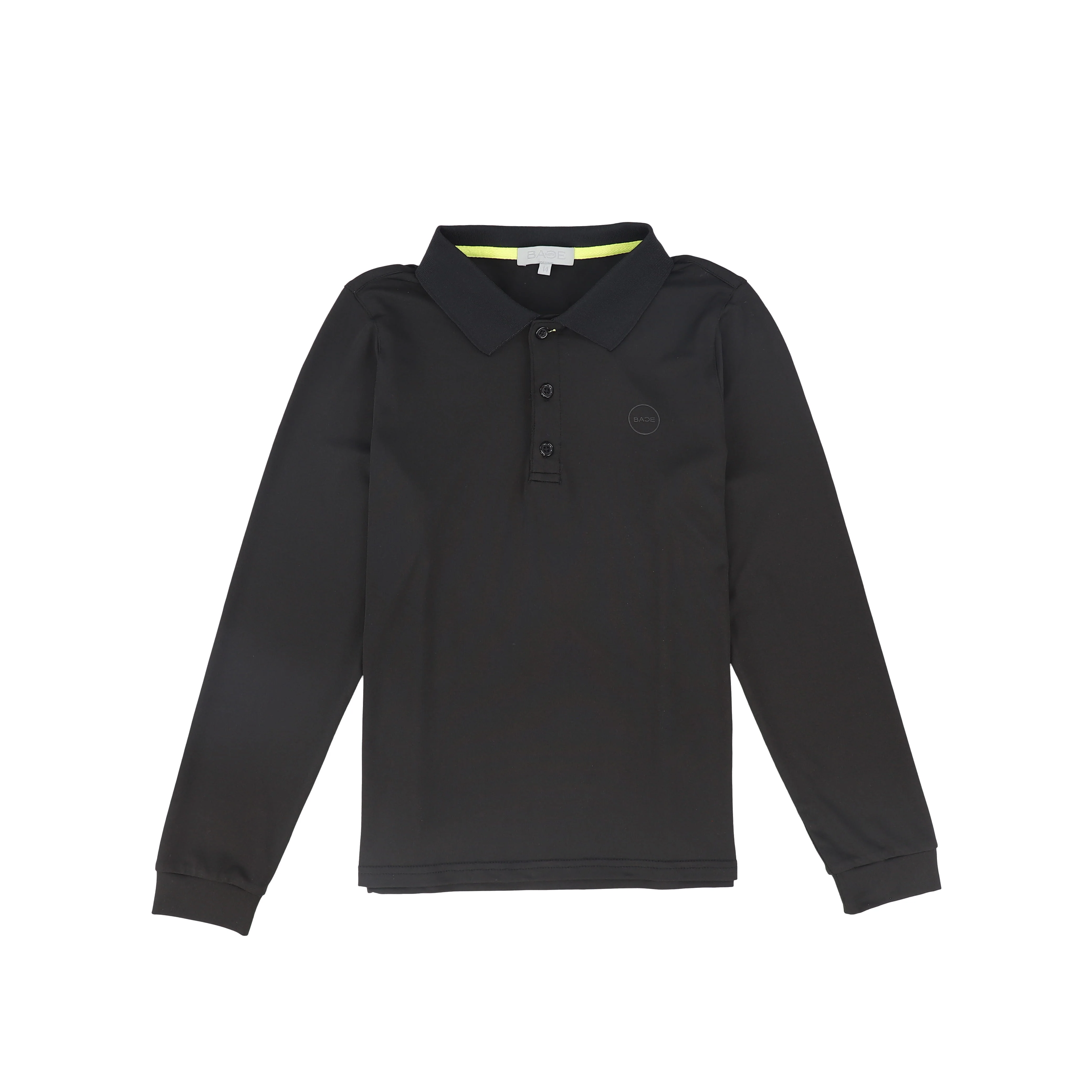 BACE COLLECTION BLACK LS LOGO POLO