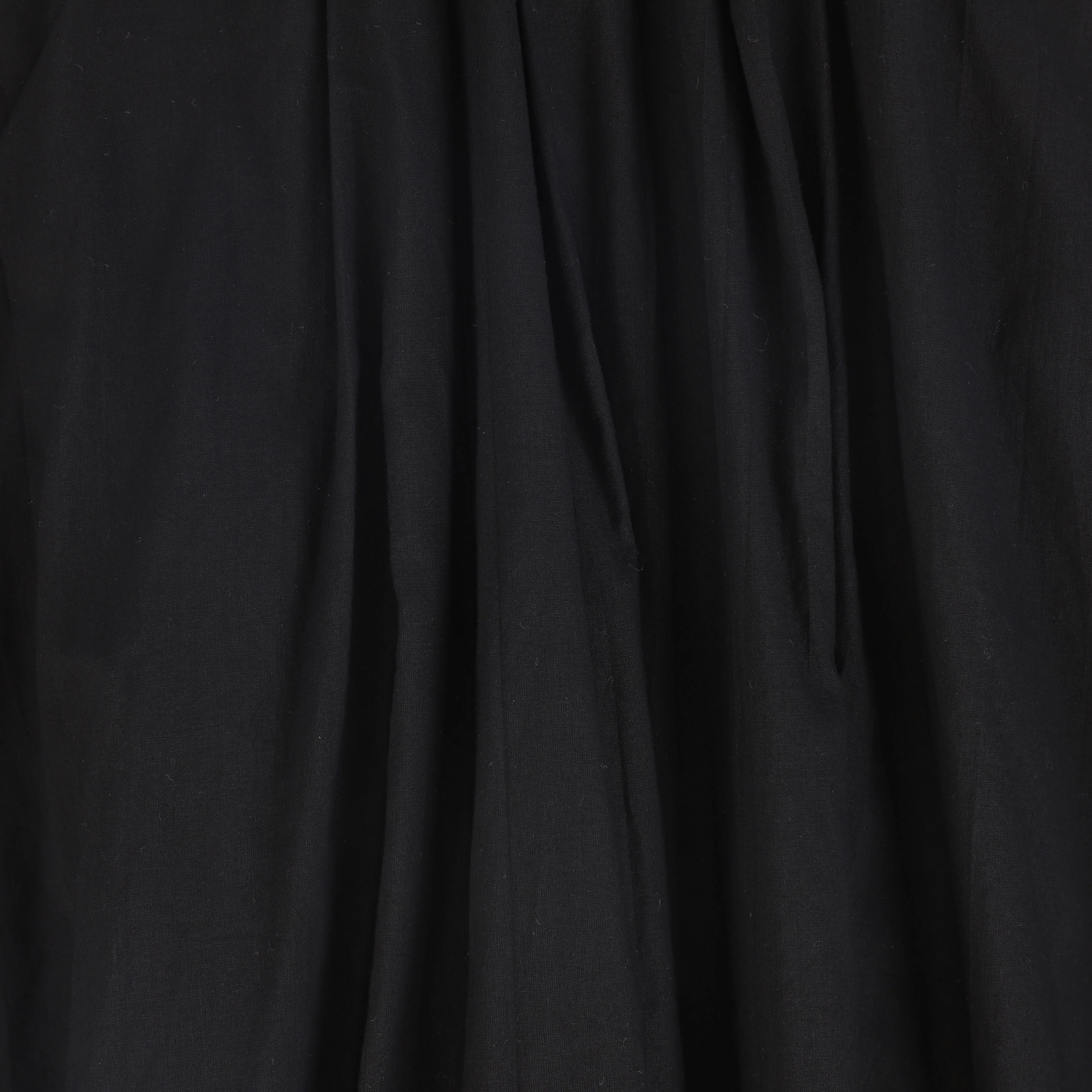 BACE COLLECTION BLACK PLEATED GAUZE MAXI DRESS - Image 3