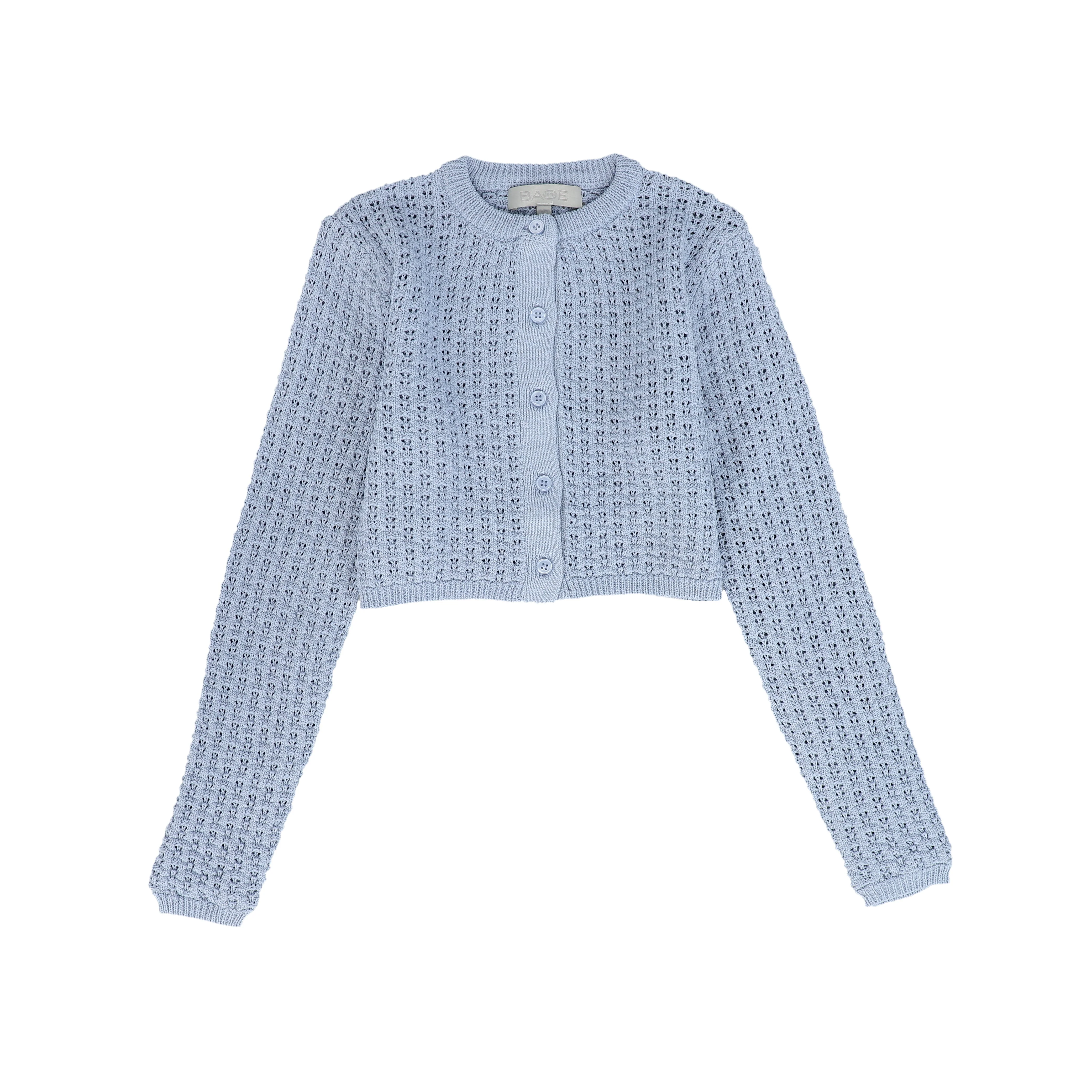 BACE COLLECTION BLUE POINTELLE CARDIGAN [FINAL SALE]