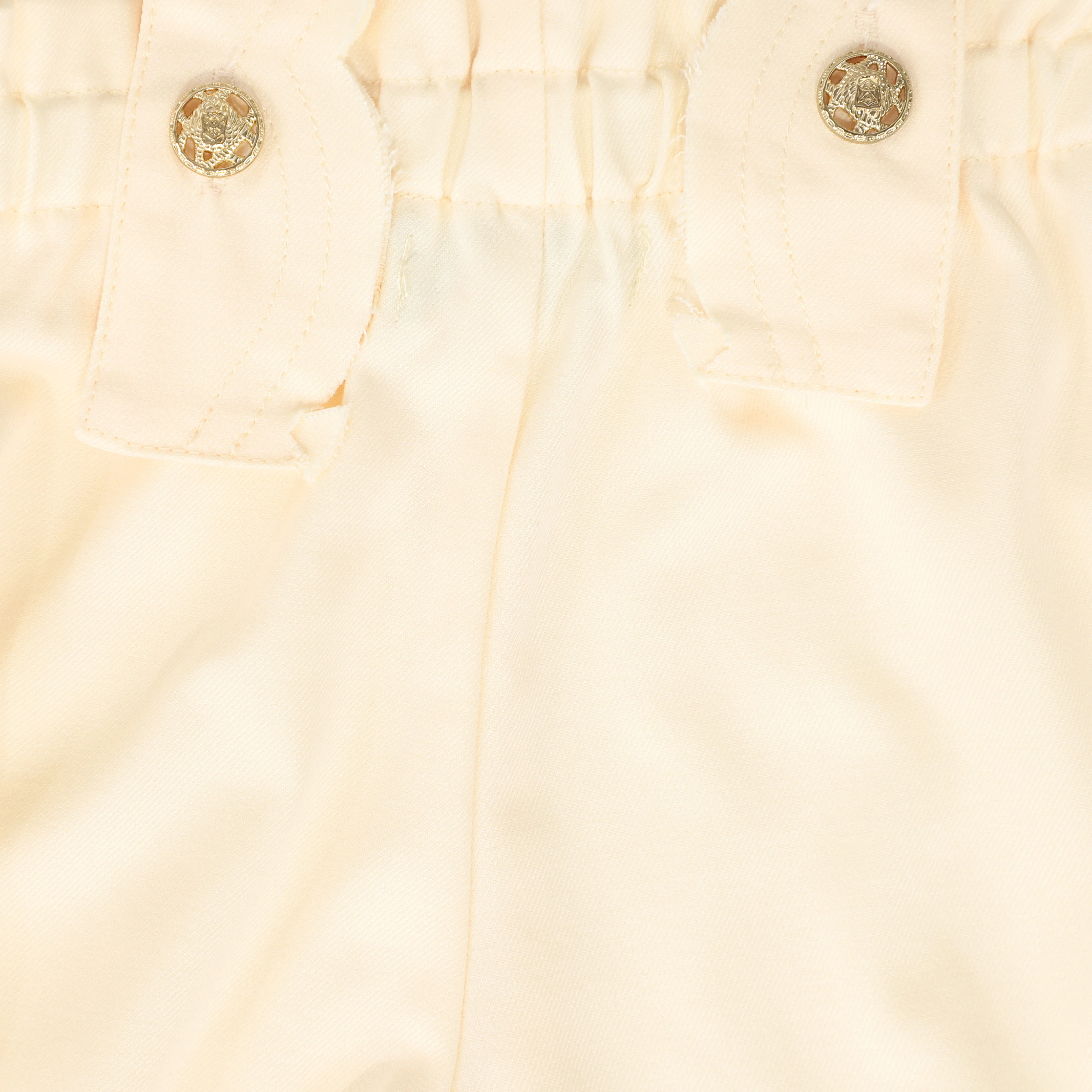 Bace Collection Cream Scallop Overalls [FINAL SALE] - Image 3