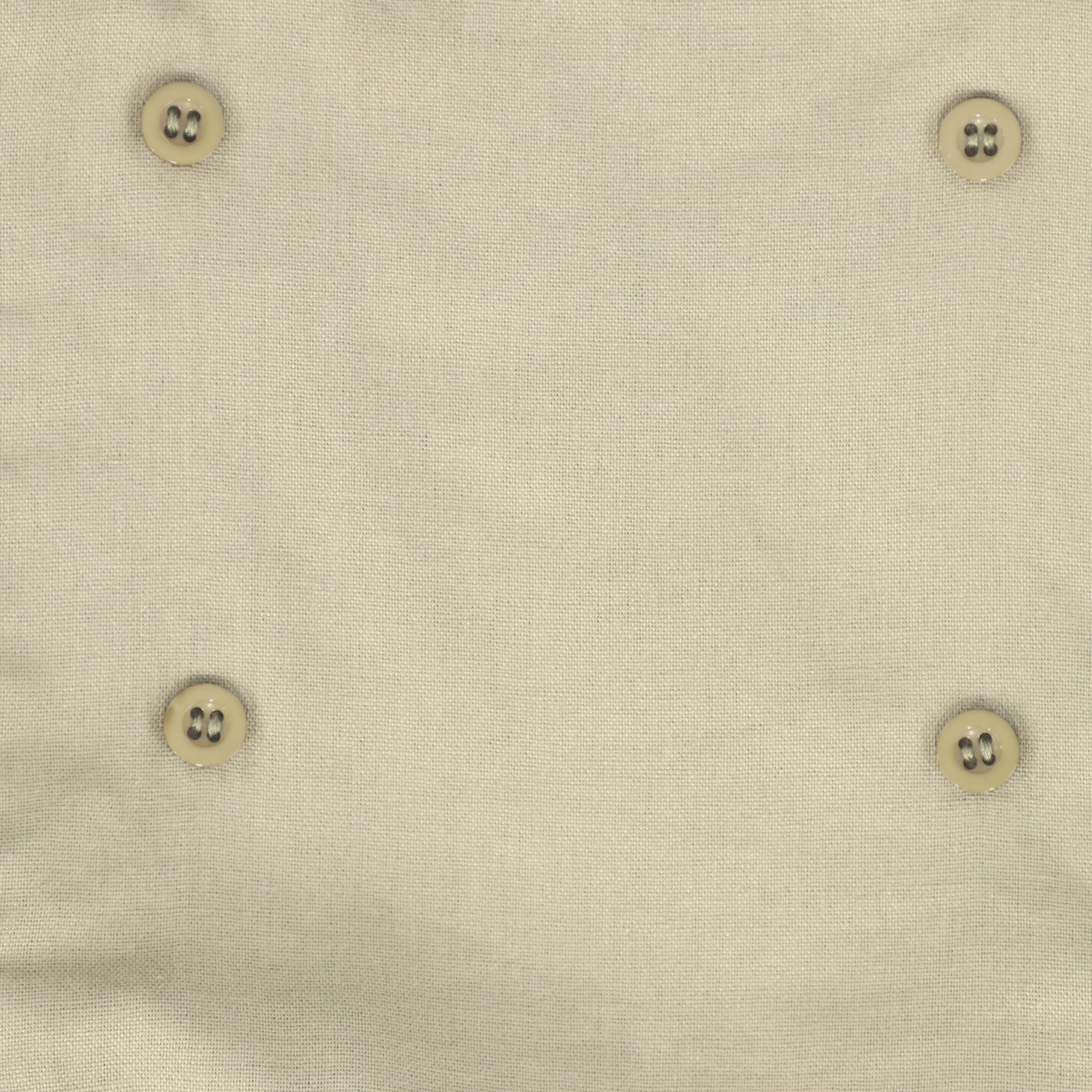 BACE COLLECTION TAN LINEN BUTTON ROMPER - Image 3