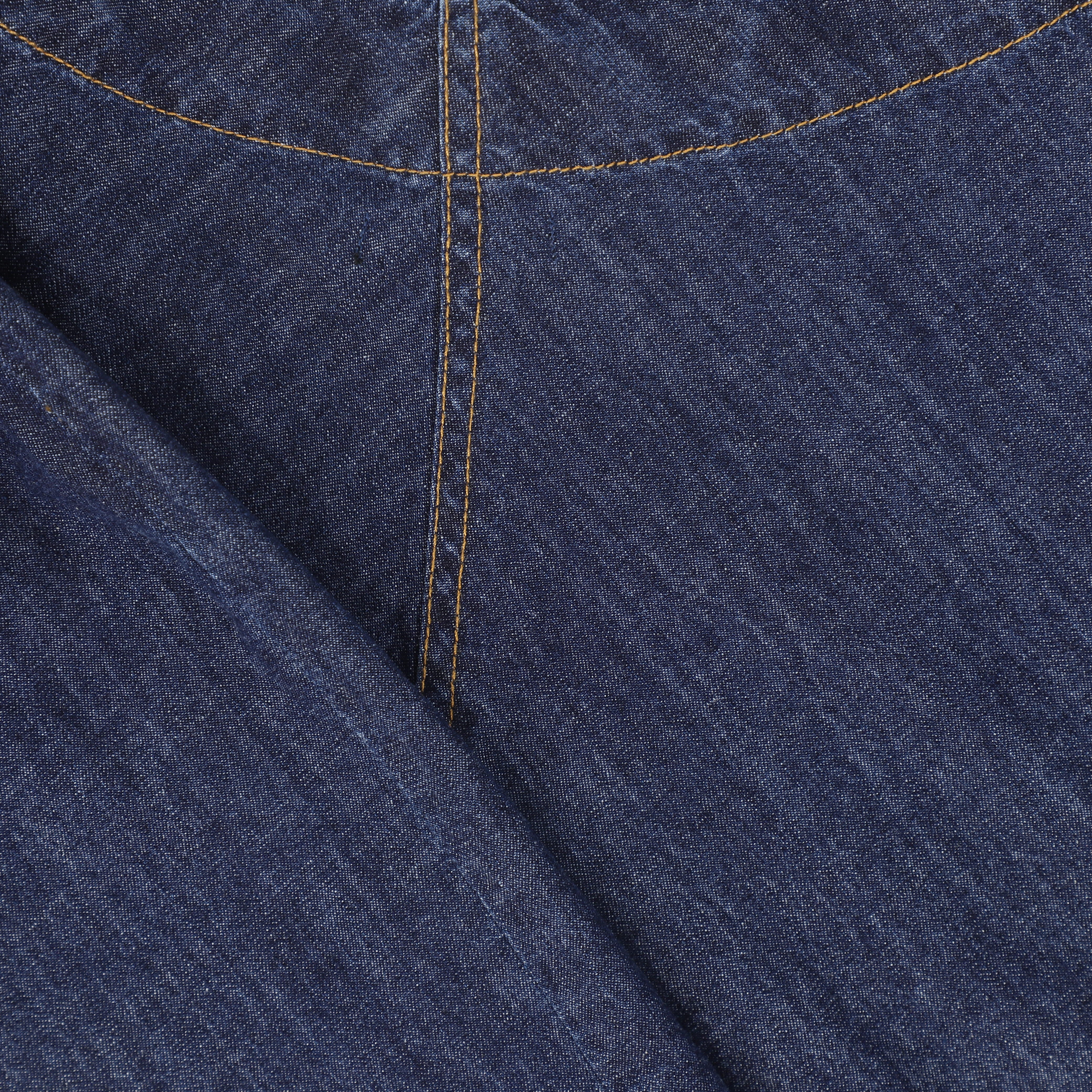 BAMBOO DARK DENIM FLAIR SKIRT - Image 3