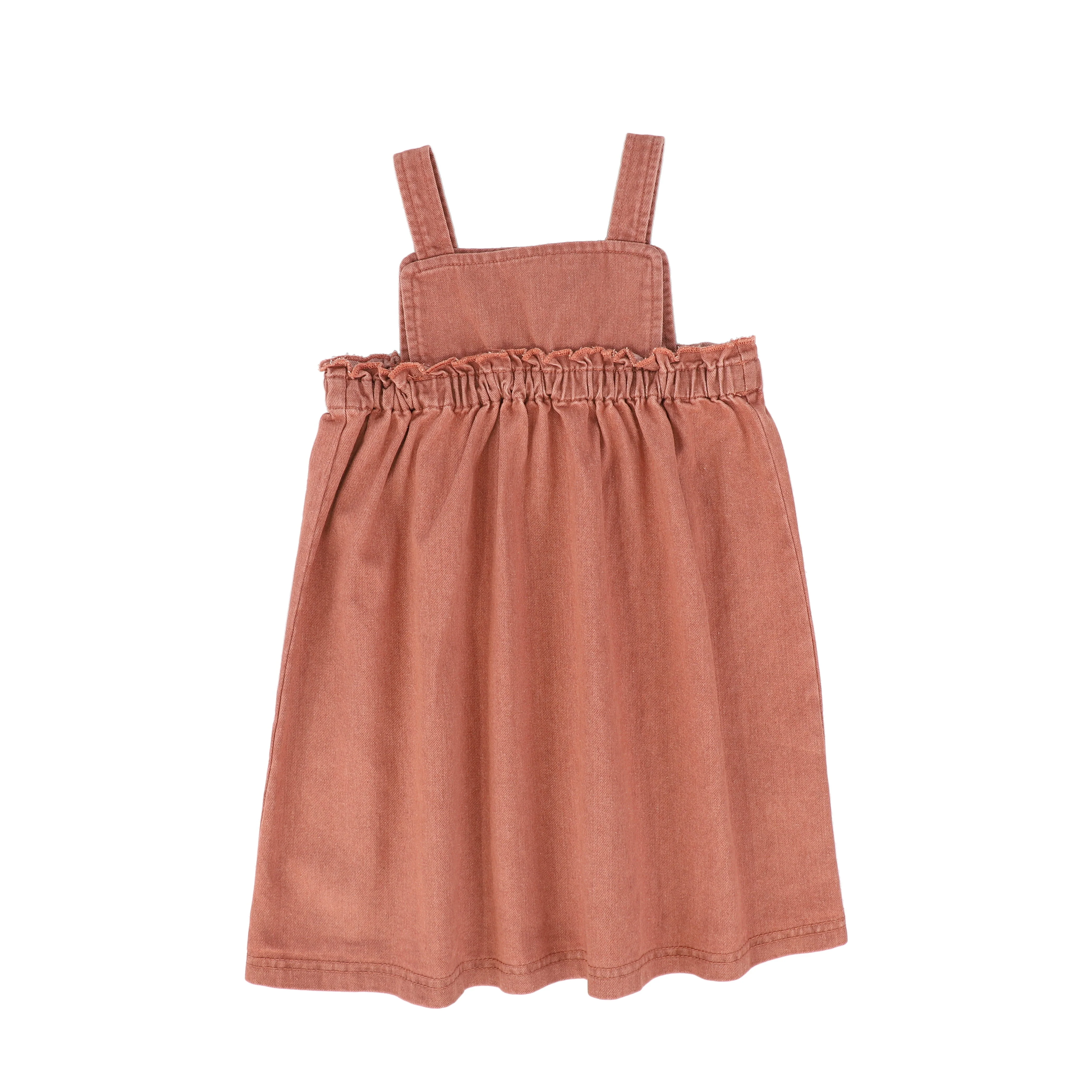 BAMBOO MAUVE EMBLEM HIGH WAISTED RUFFLE JUMPER - Image 2