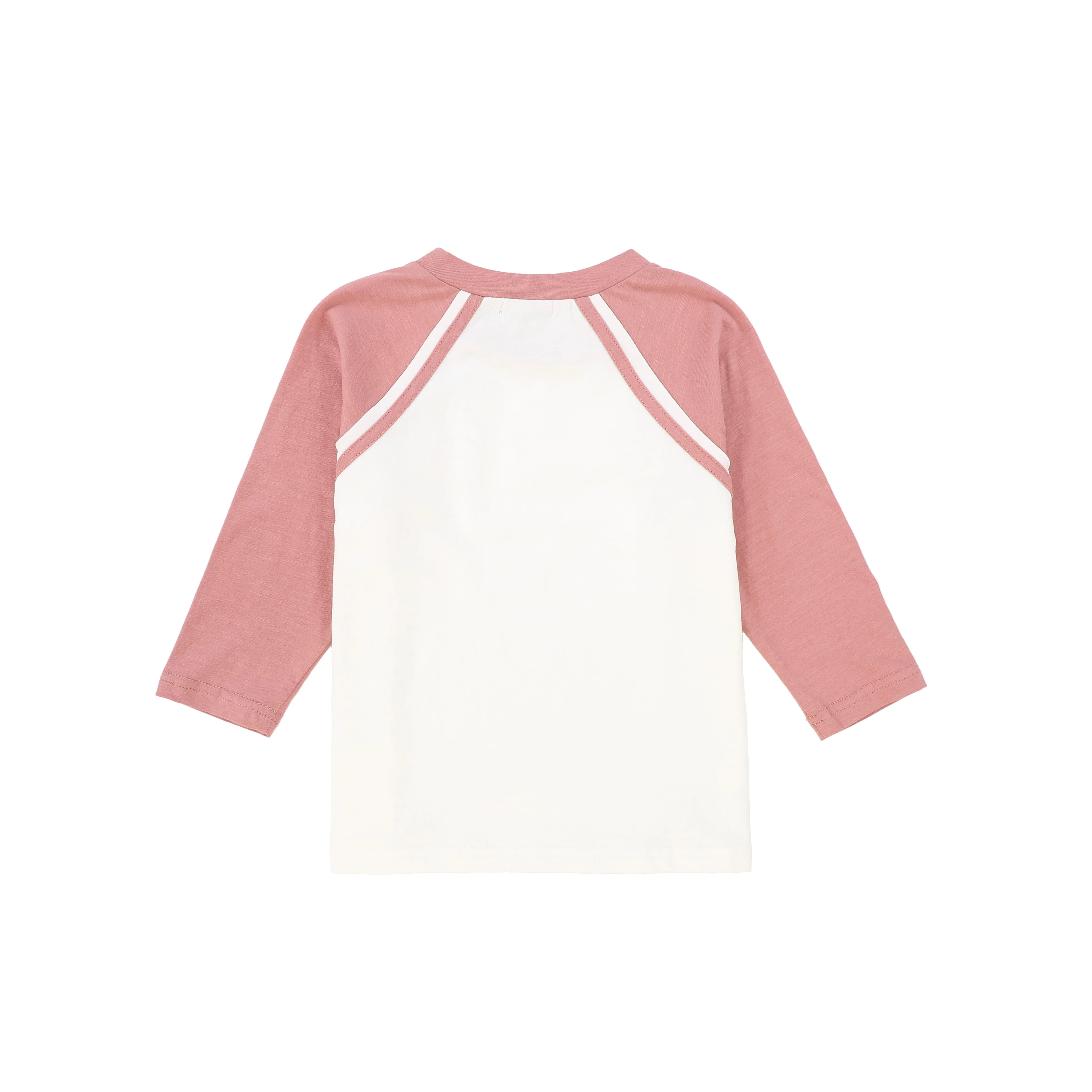 BAMBOO MAUVE RAGLAN LOGO T-SHIRT - Image 2