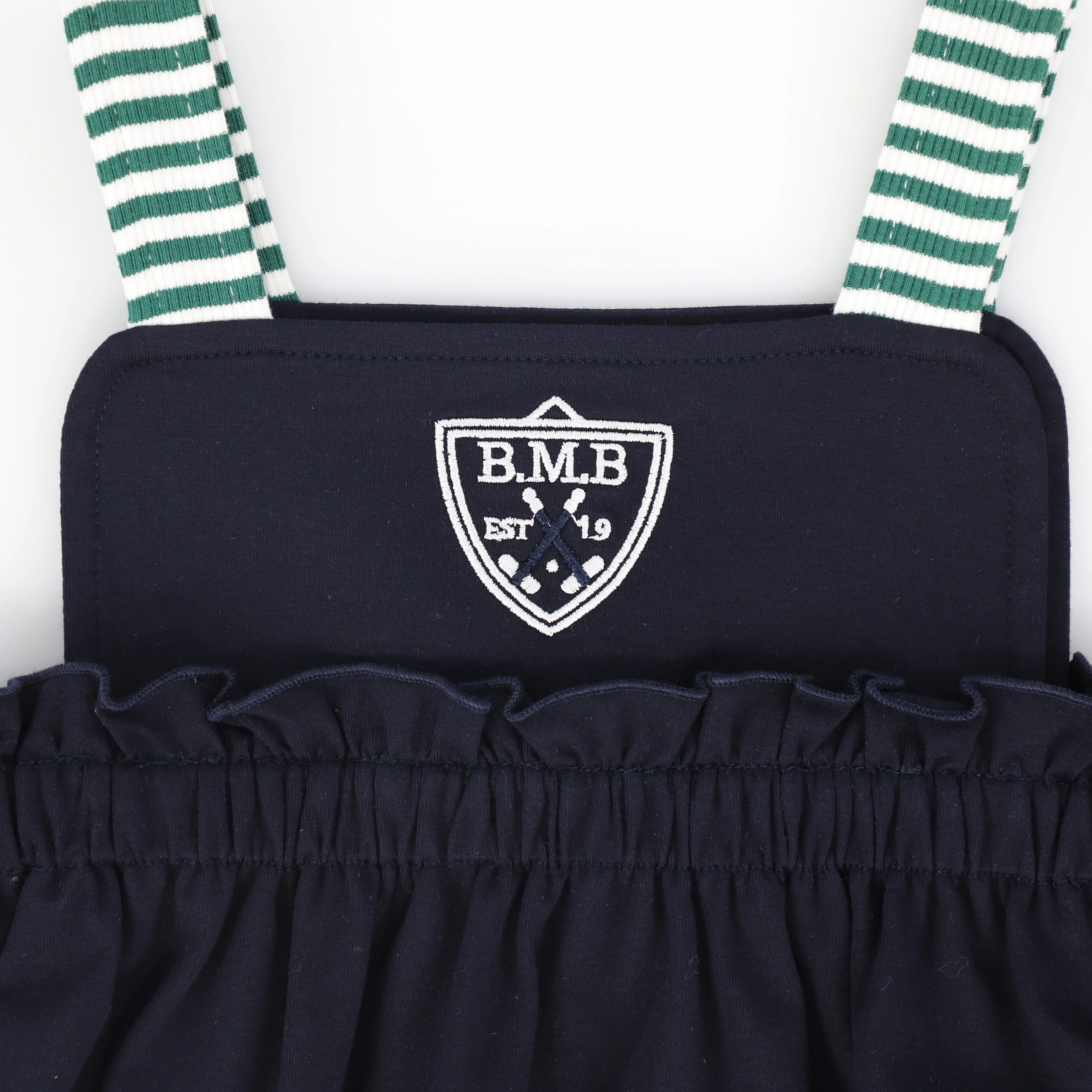 BAMBOO NAVY EMBLEM TRIM HIGH WAIST JUMPER - Image 3