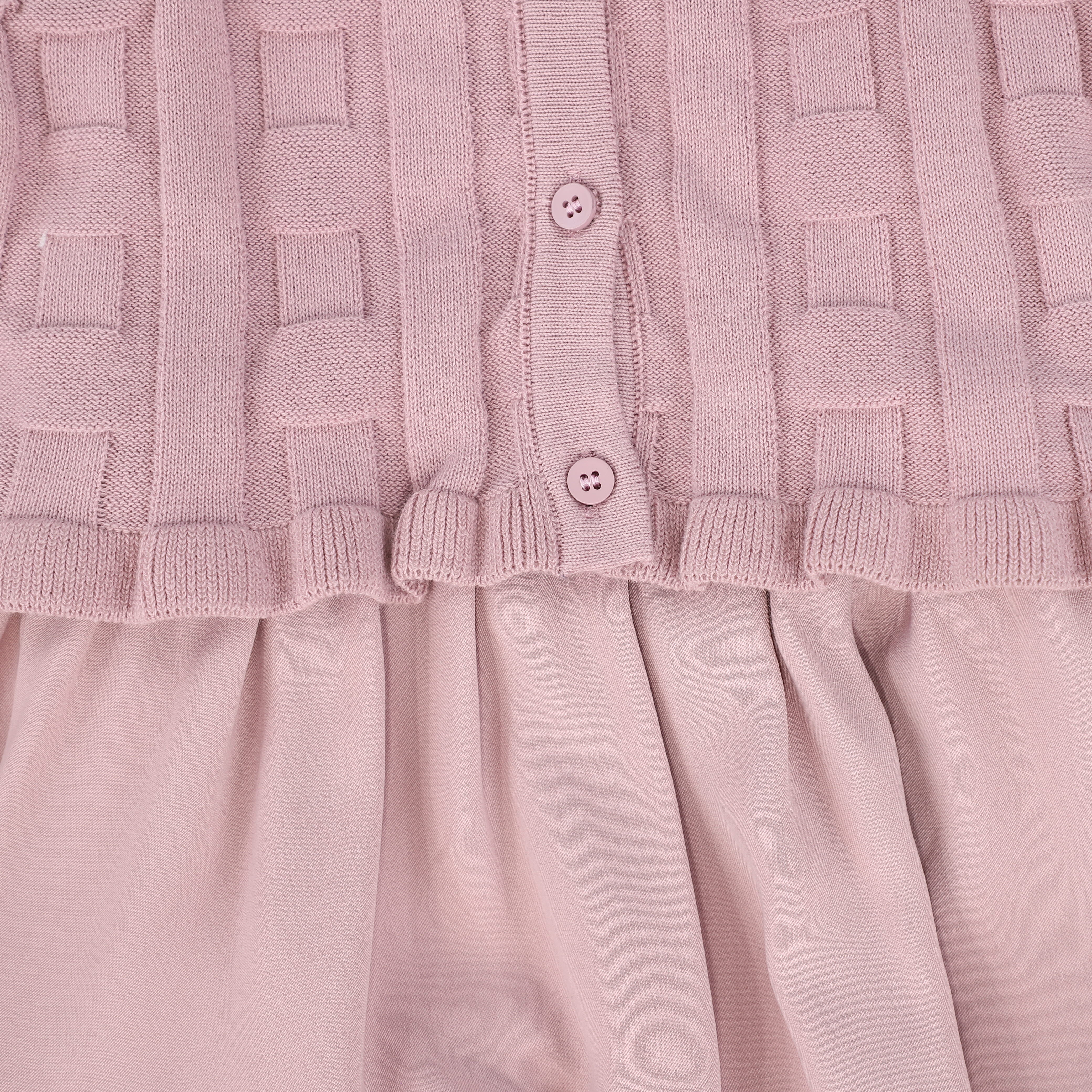 BAMBOO PINK GINGHAM CARDIGAN MAXI DRESS - Image 3