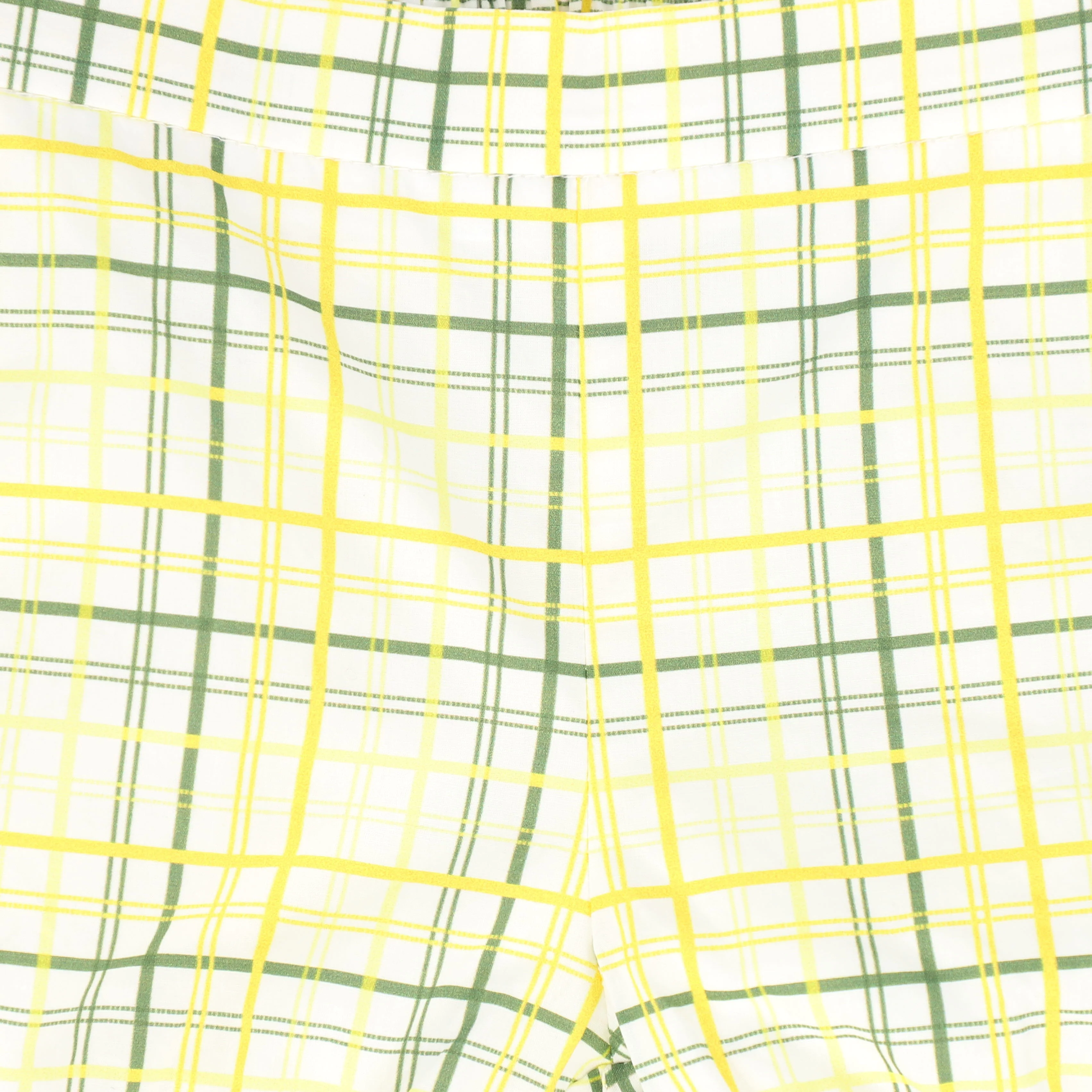 BAMBOO YELLOW PLAID SAILOR COLLAR SET - Image 3