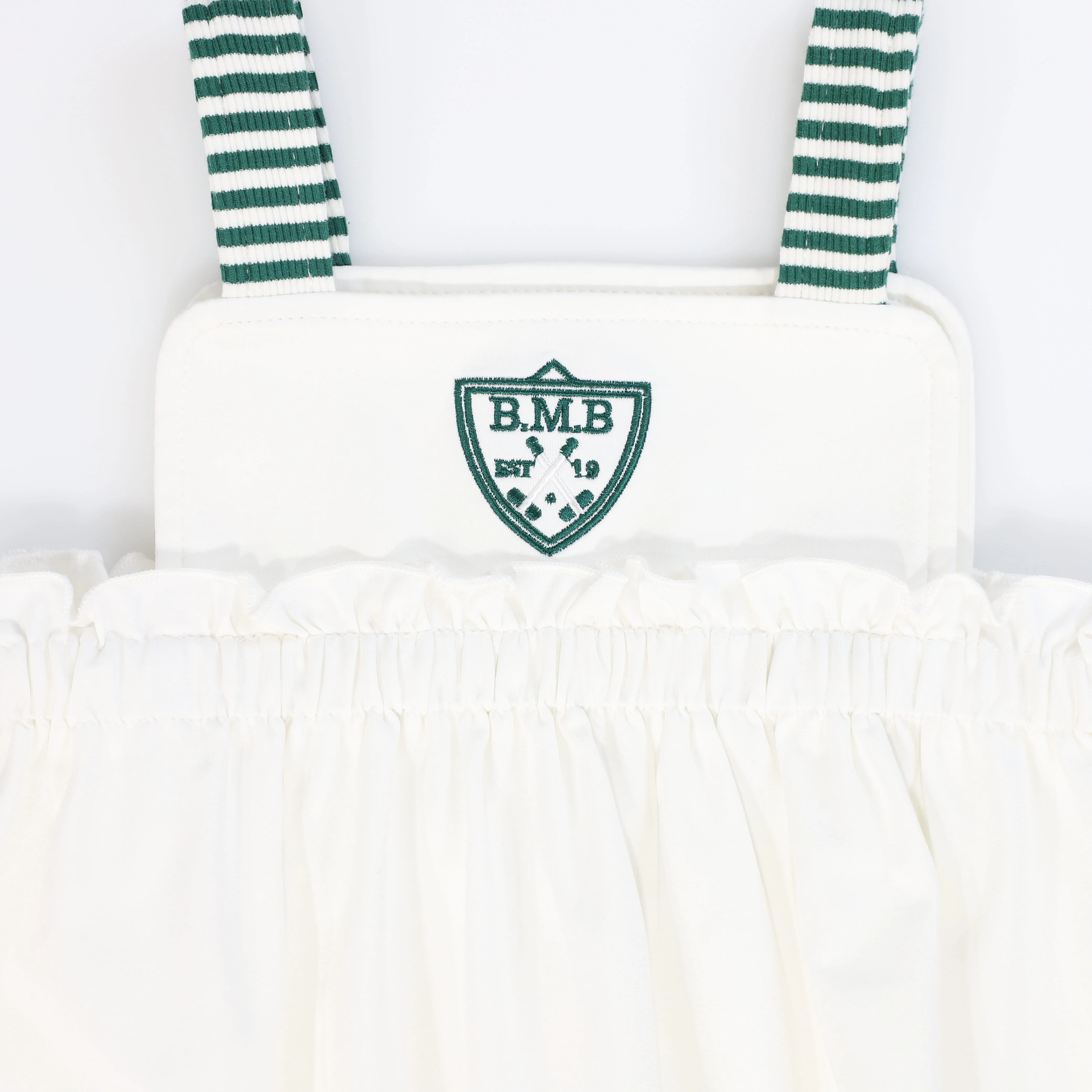 BAMBOO WHITE EMBLEM TRIM HIGH WAIST JUMPER - Image 3