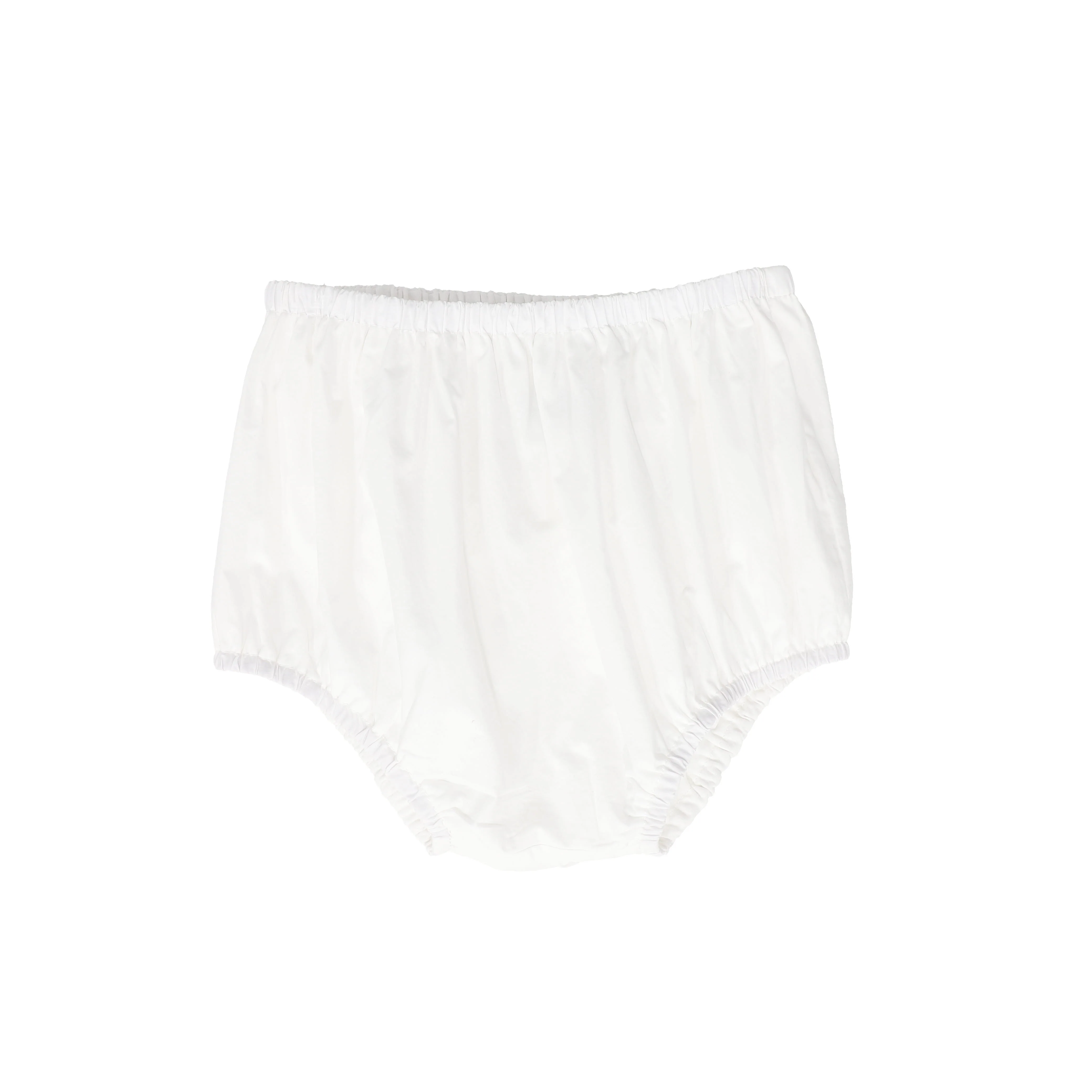 BAMBOO WHITE EMBROIDERED FLOWER TRIM BLOOMER SET - Image 4