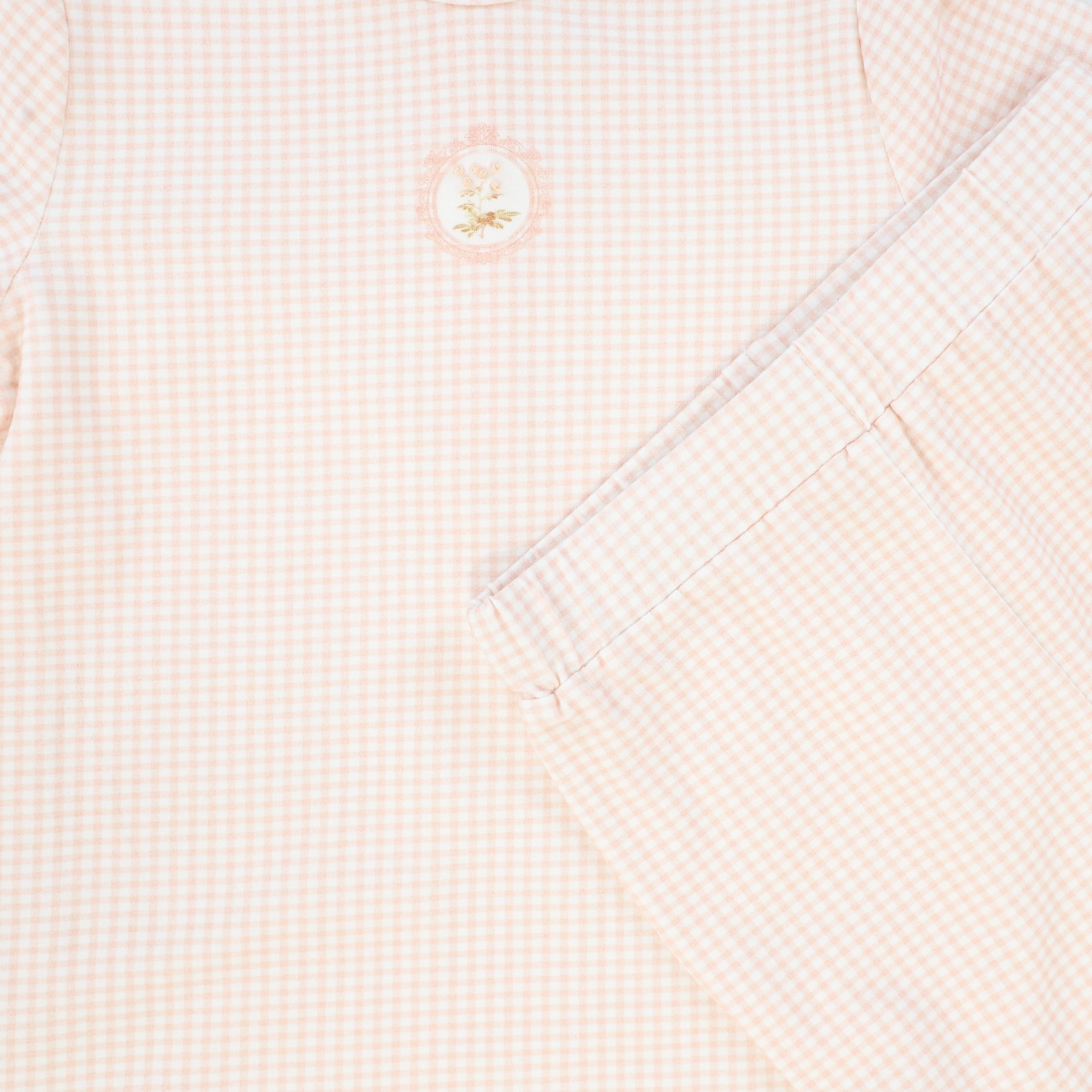 BEBE JOLEE PINK GINGHAM FRAME PAJAMAS [FINAL SALE] - Image 2