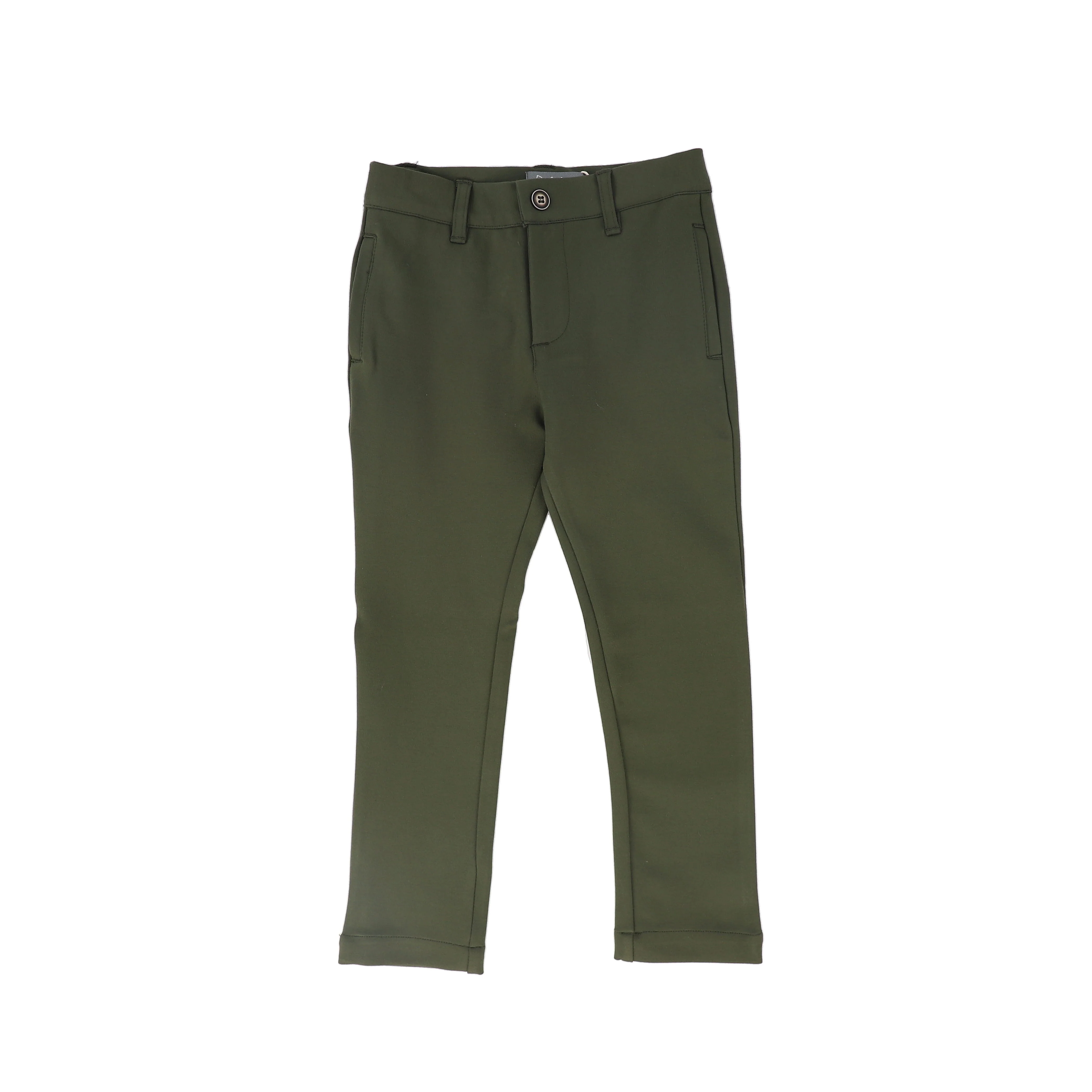 BELATI OLIVE GREEN SLIM PANTS [FINAL SALE]