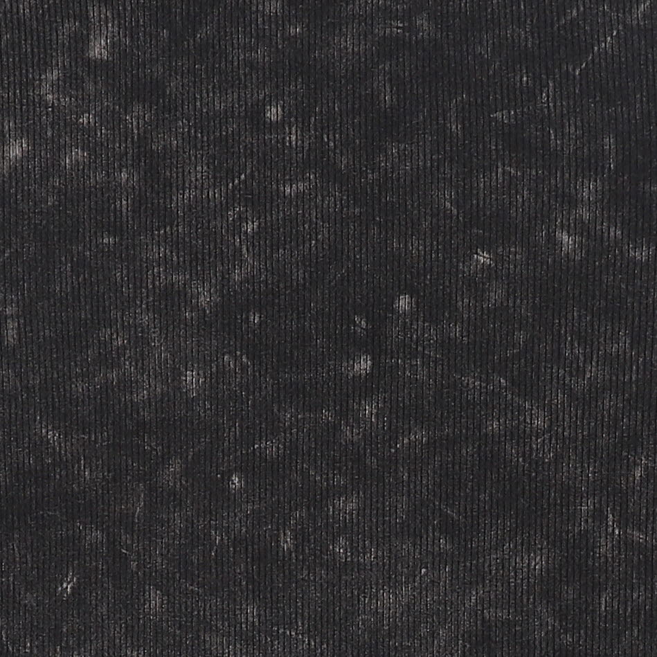 CABANA BLACK MINERAL WASH RIBBED T-SHIRT - Image 2