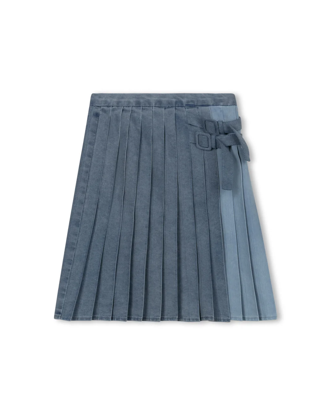 CABANA DENIM COMBO BUCKLE SKIRT