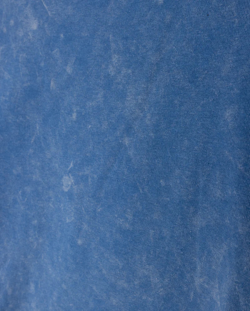 CABANA LIGHT BLUE MINERAL WASH PUFF SLEEVE T-SHIRT - Image 2