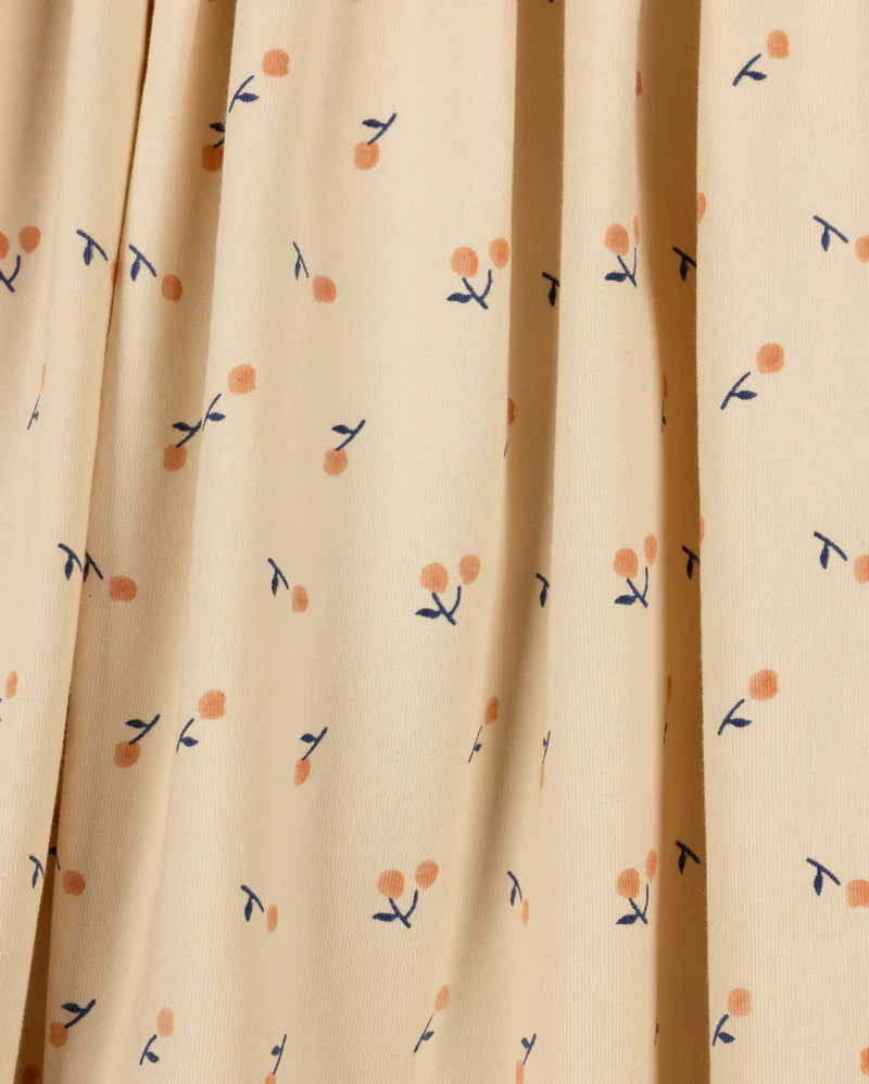 CABANA PEACH CHERRY PRINTED T-SHIRT SKIRT - Image 2