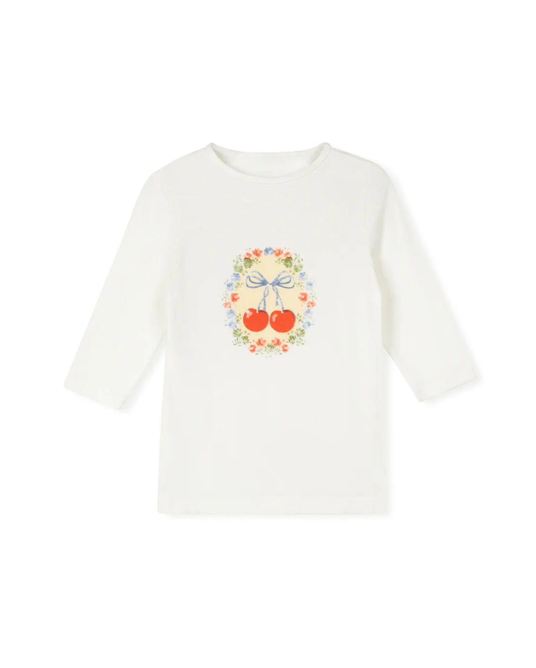 CABANA WHITE PRINTED FLORAL ARRANGEMENT T-SHIRT
