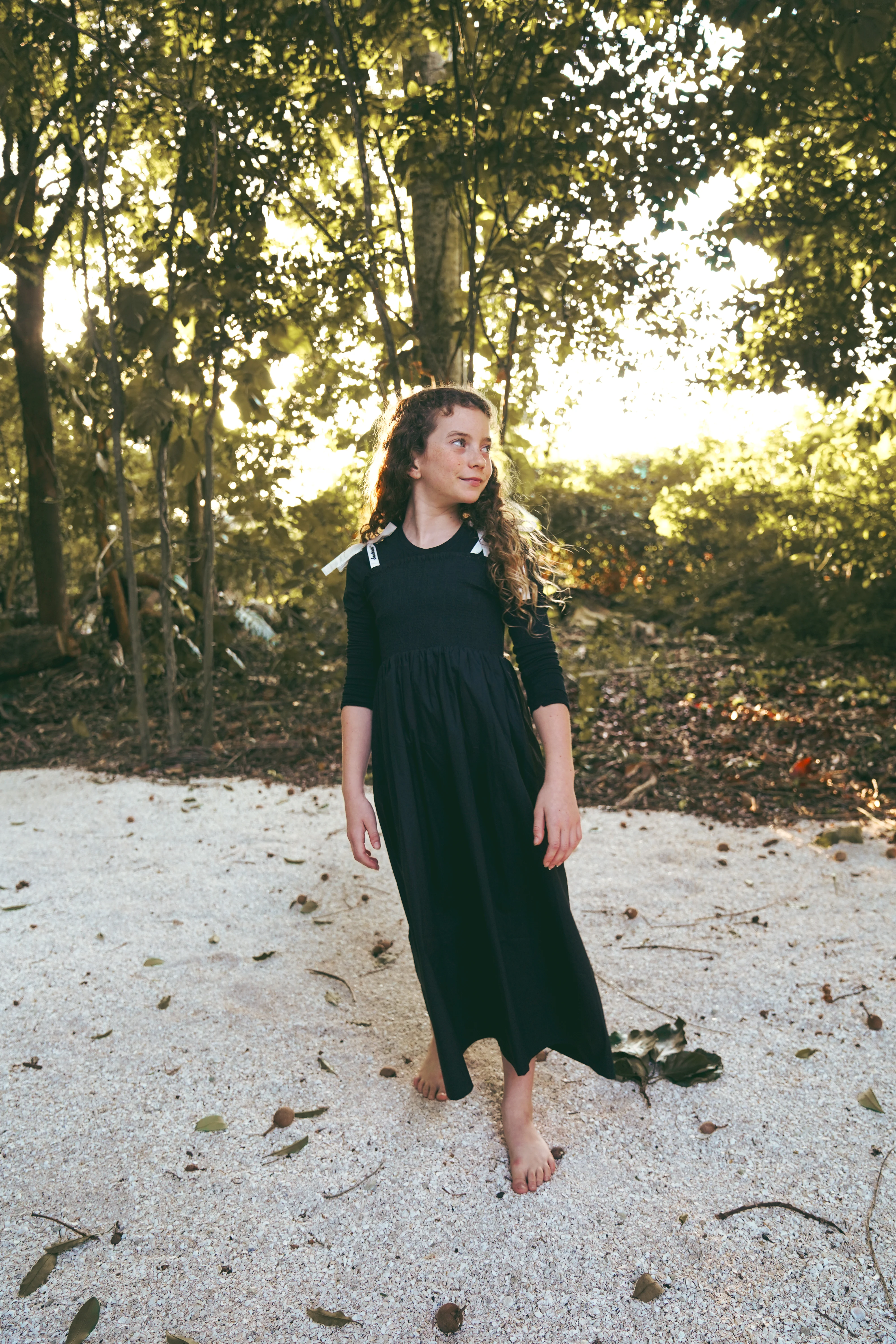 COCO BLANC BLACK SMOCKED BOW JUMPER - Image 2