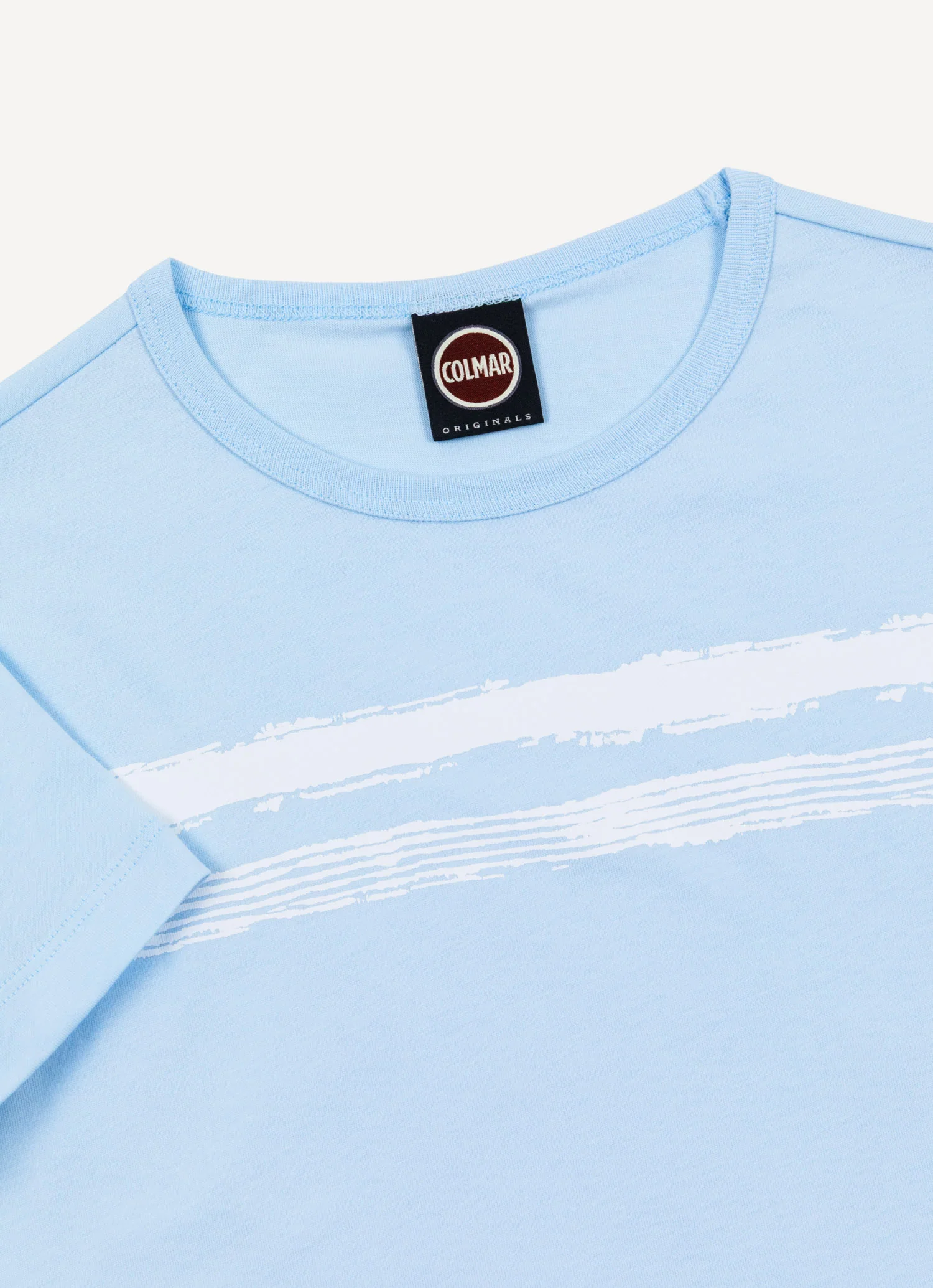 COLMAR LIGHT BLUE DOUBLE STRIPE T-SHIRT - Image 2