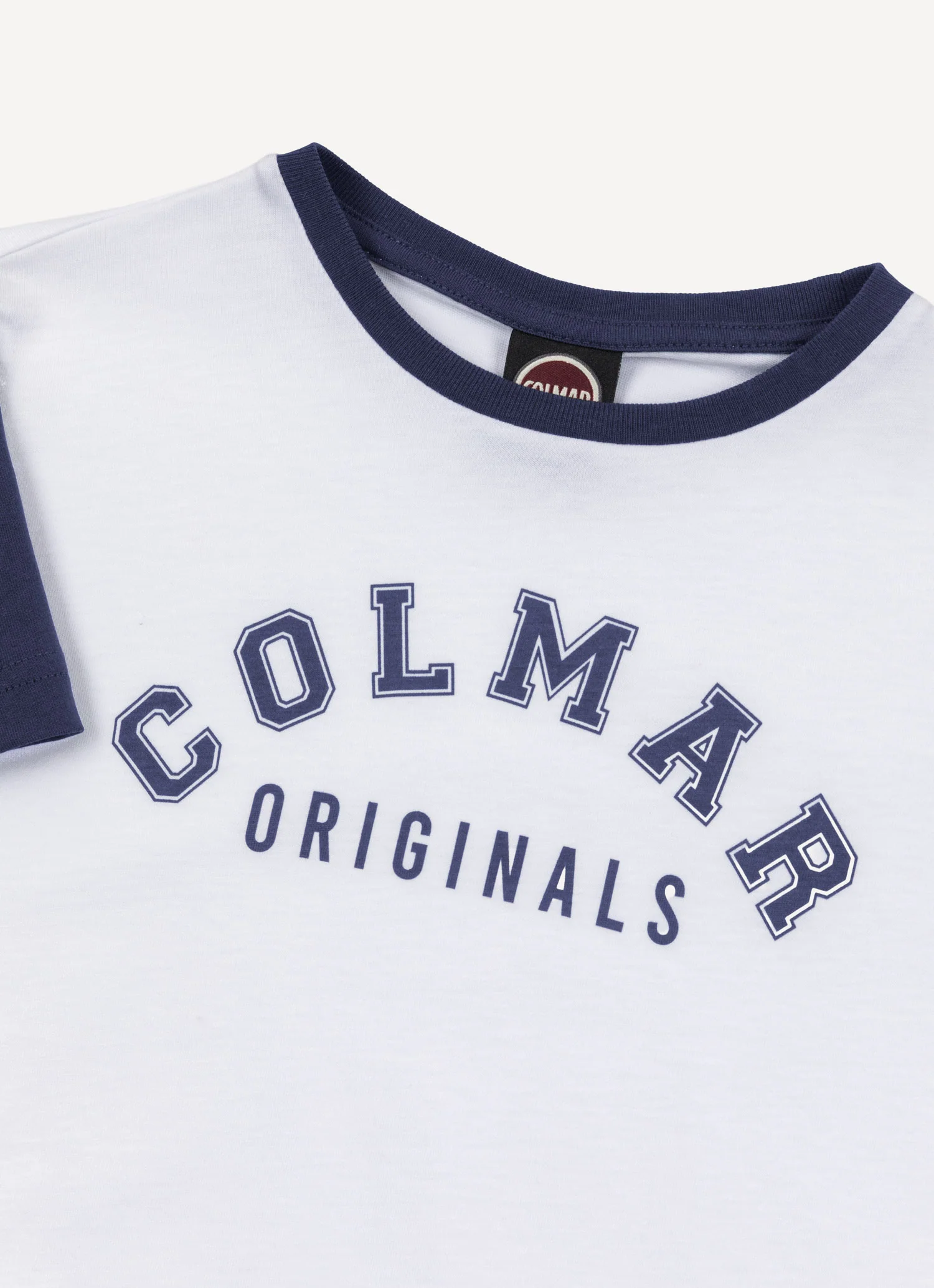 COLMAR WHITE COLOR BLOCK LOGO T-SHIRT - Image 2