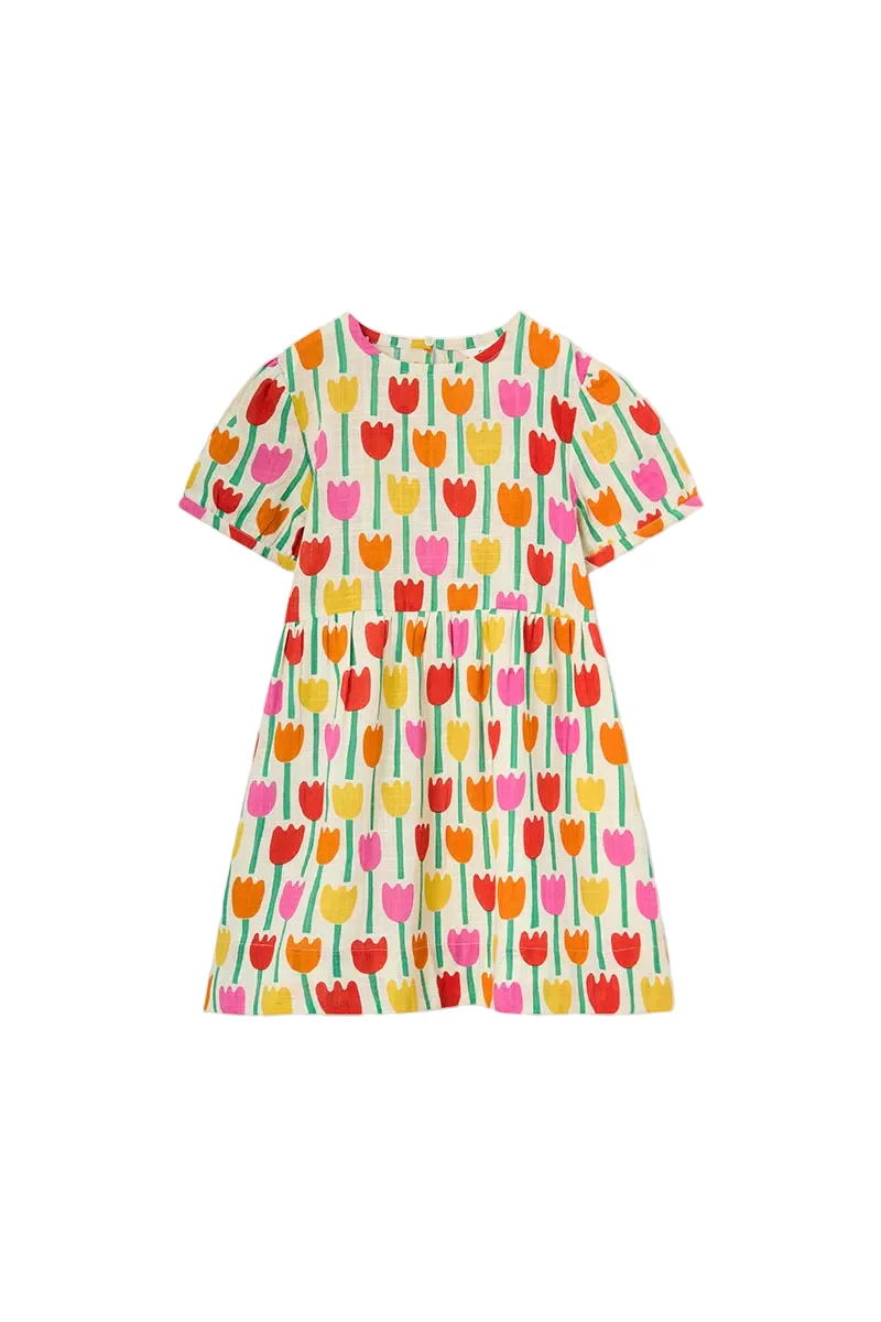 COMPANIA FANTASTI MULTI COLORED TULIP DRESS