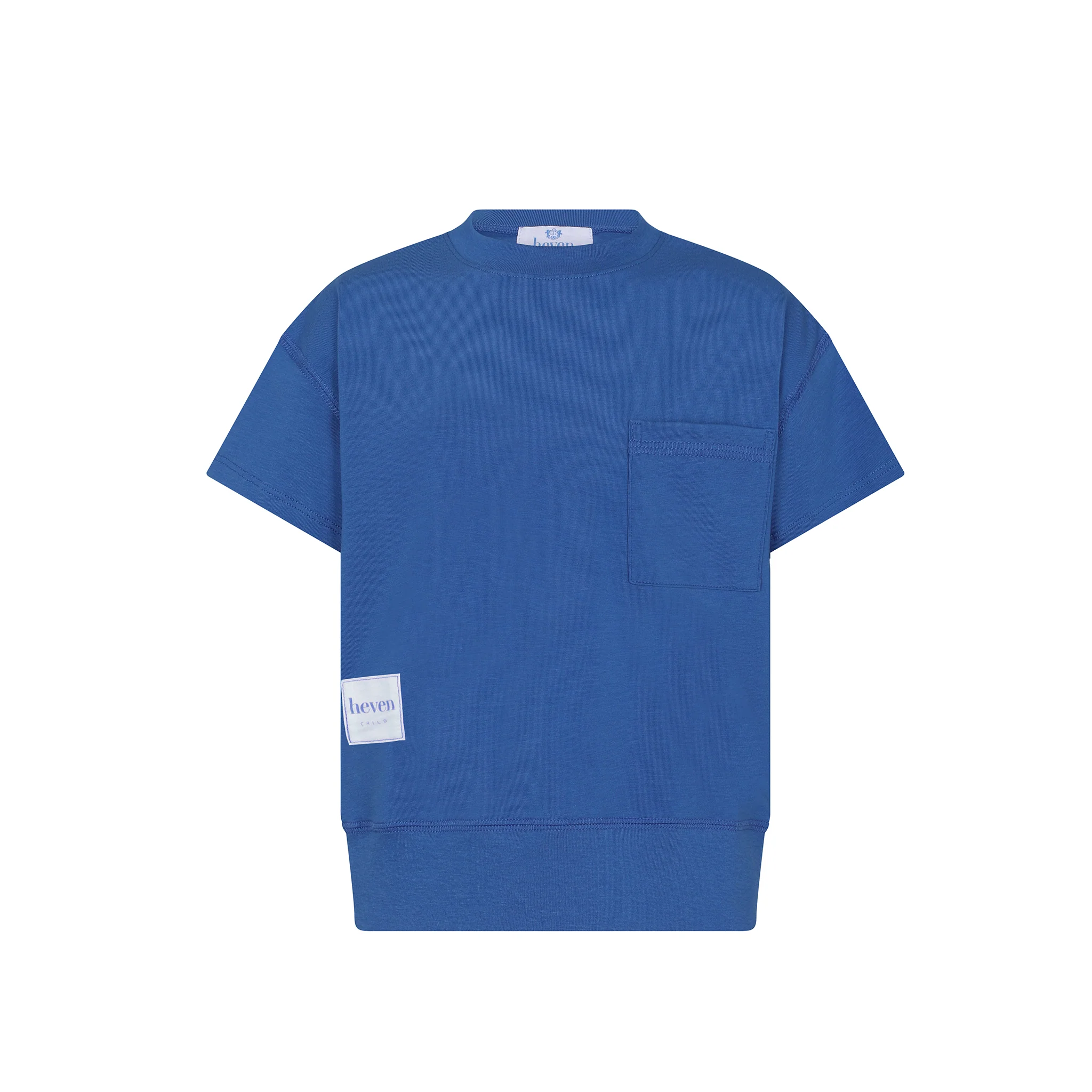HEVEN CHILD BLUE TAG POCKET SS TSHIRT