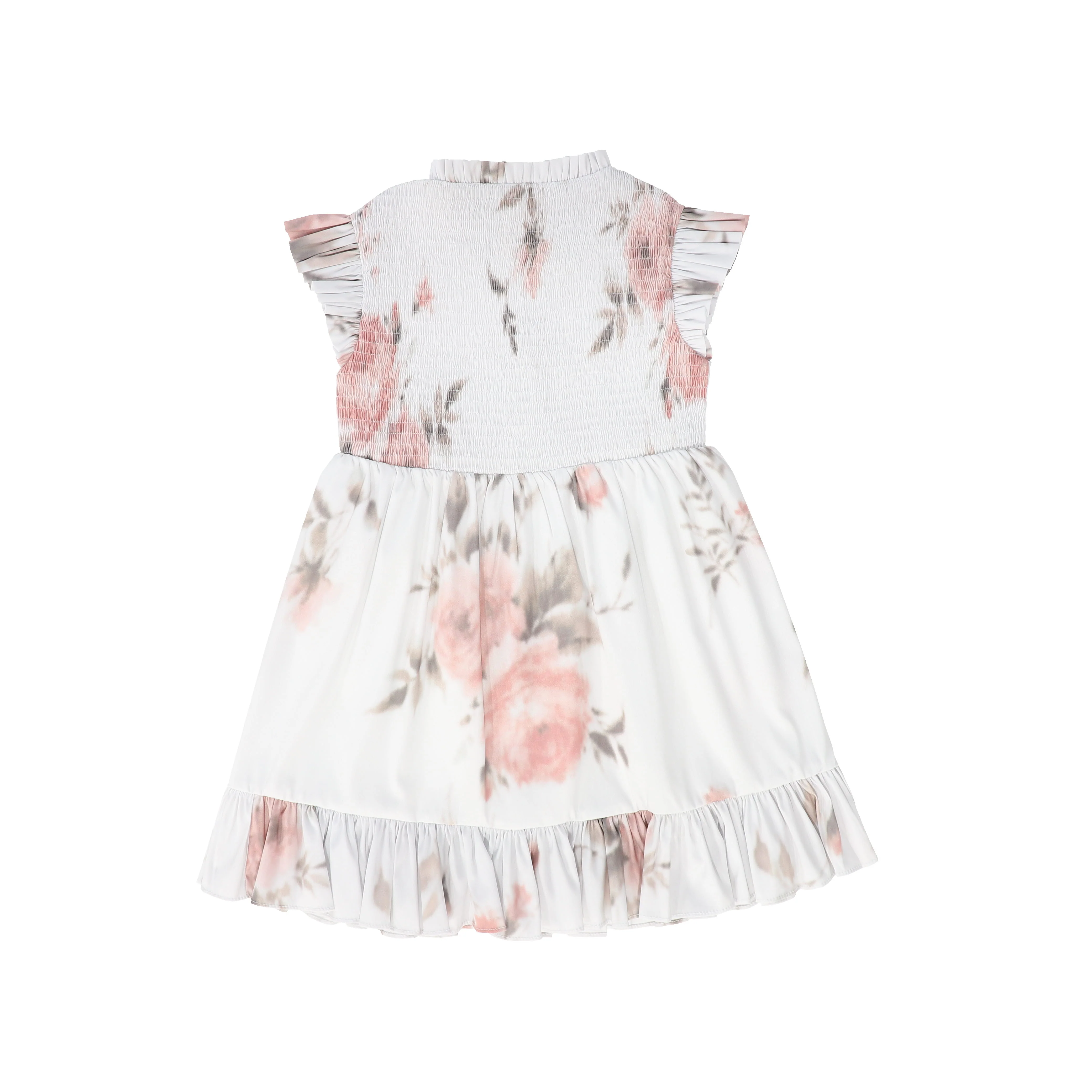 JOUET WHITE FLORAL RUFFLE TRIM MAXI DRESS - Image 2