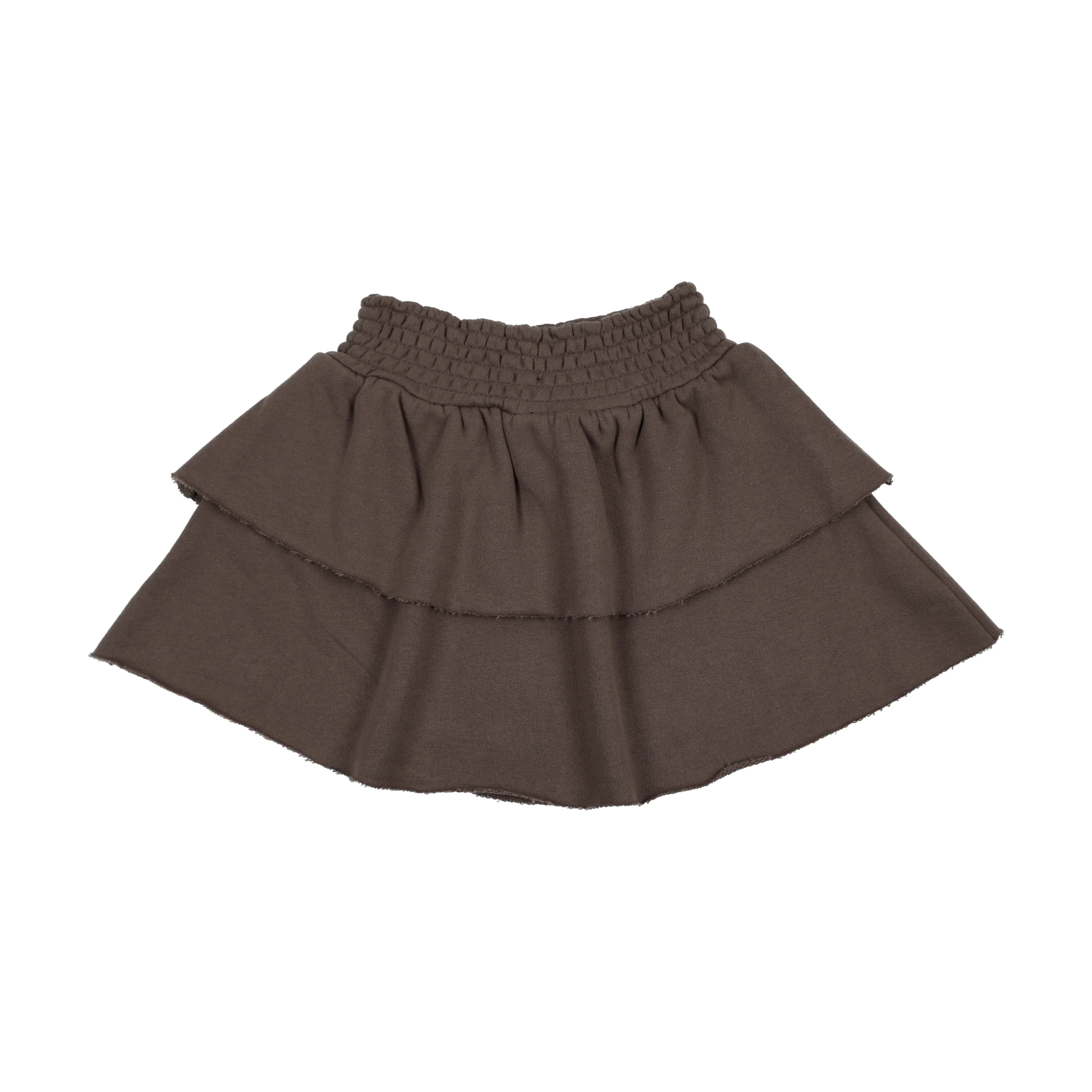 KIN & KIN CHESTNUT TIERED SKIRT [FINAL SALE]