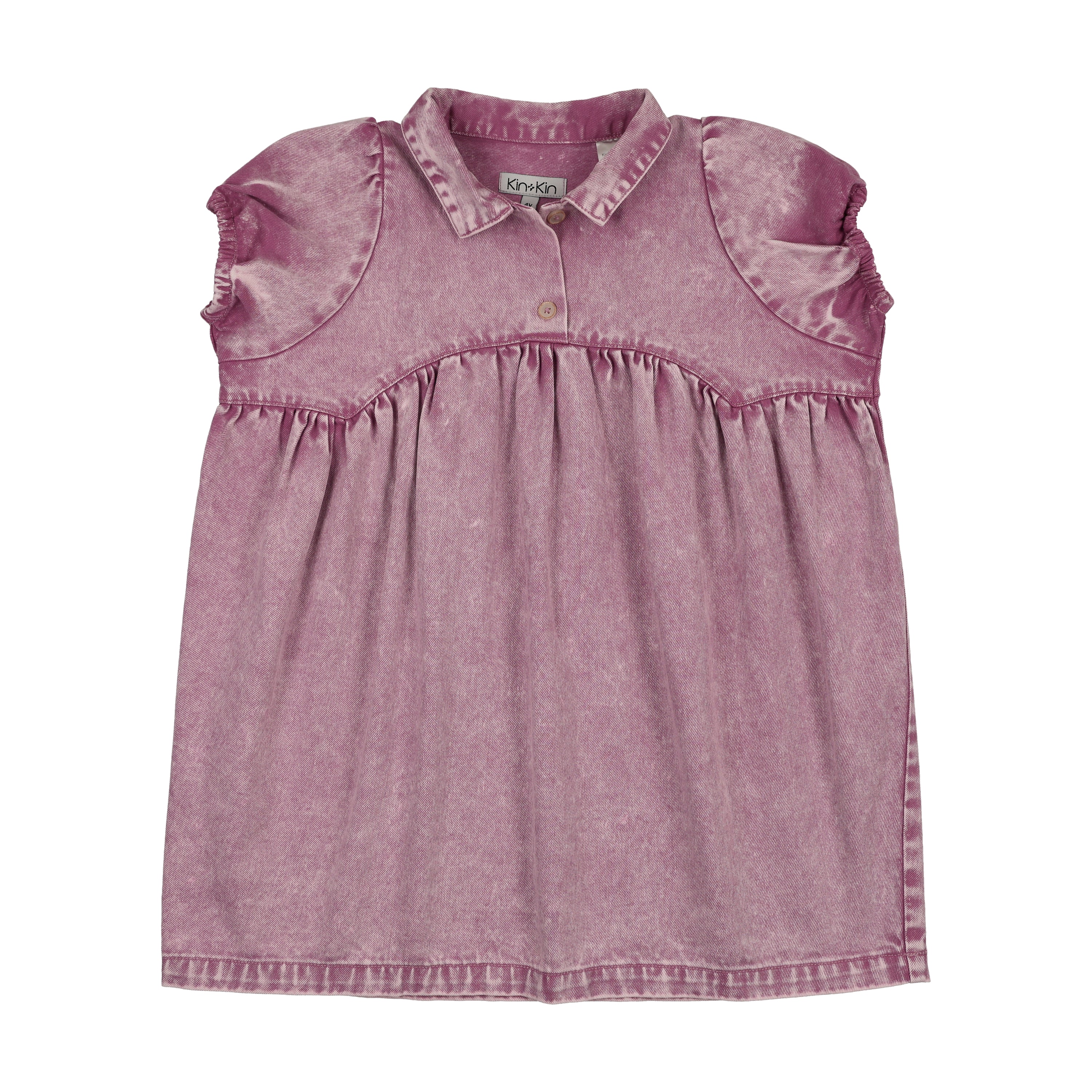 KIN & KIN MAUVE DENIM SHIRT DRESS