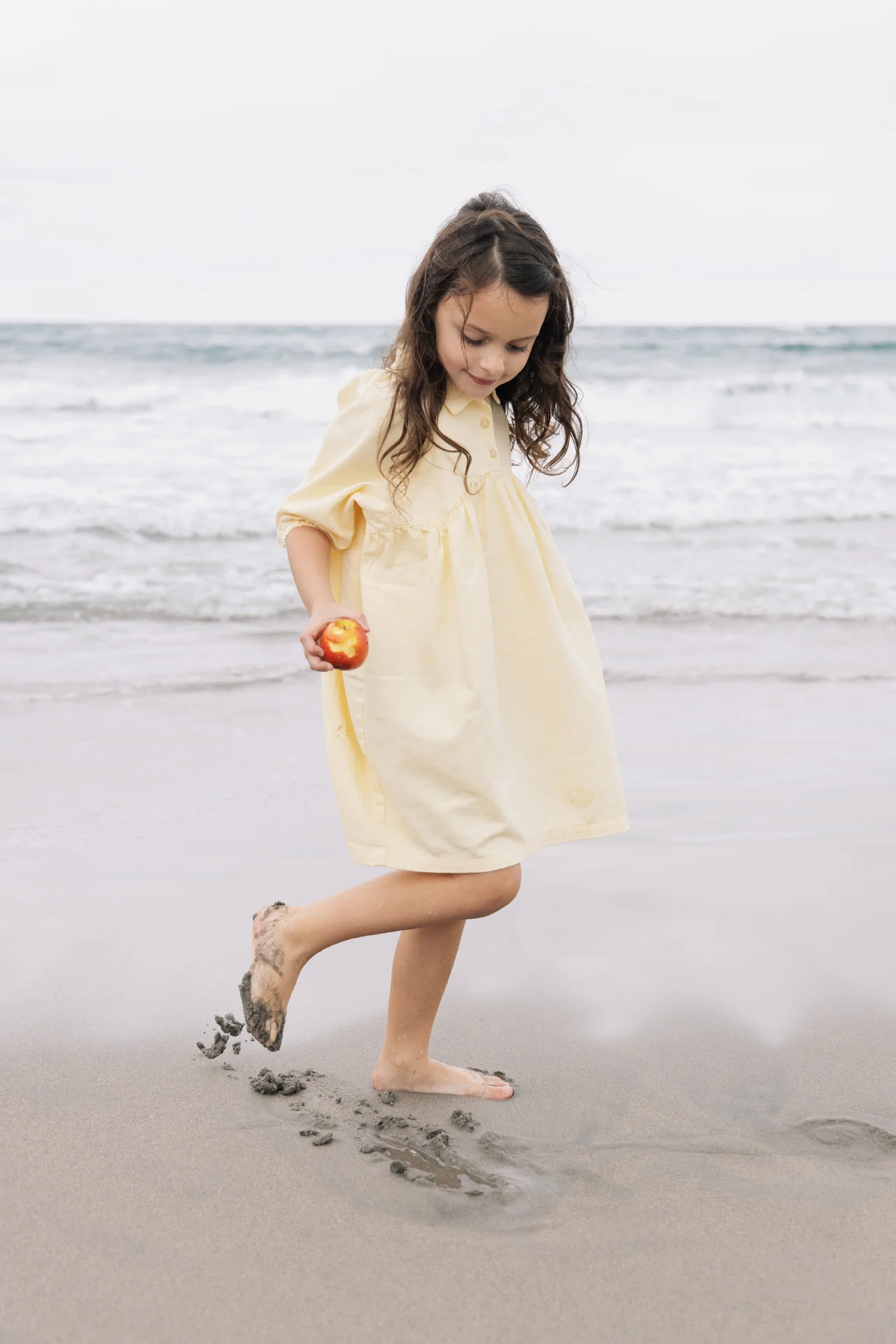 KIN & KIN YELLOW DENIM SHIRT DRESS - Image 3