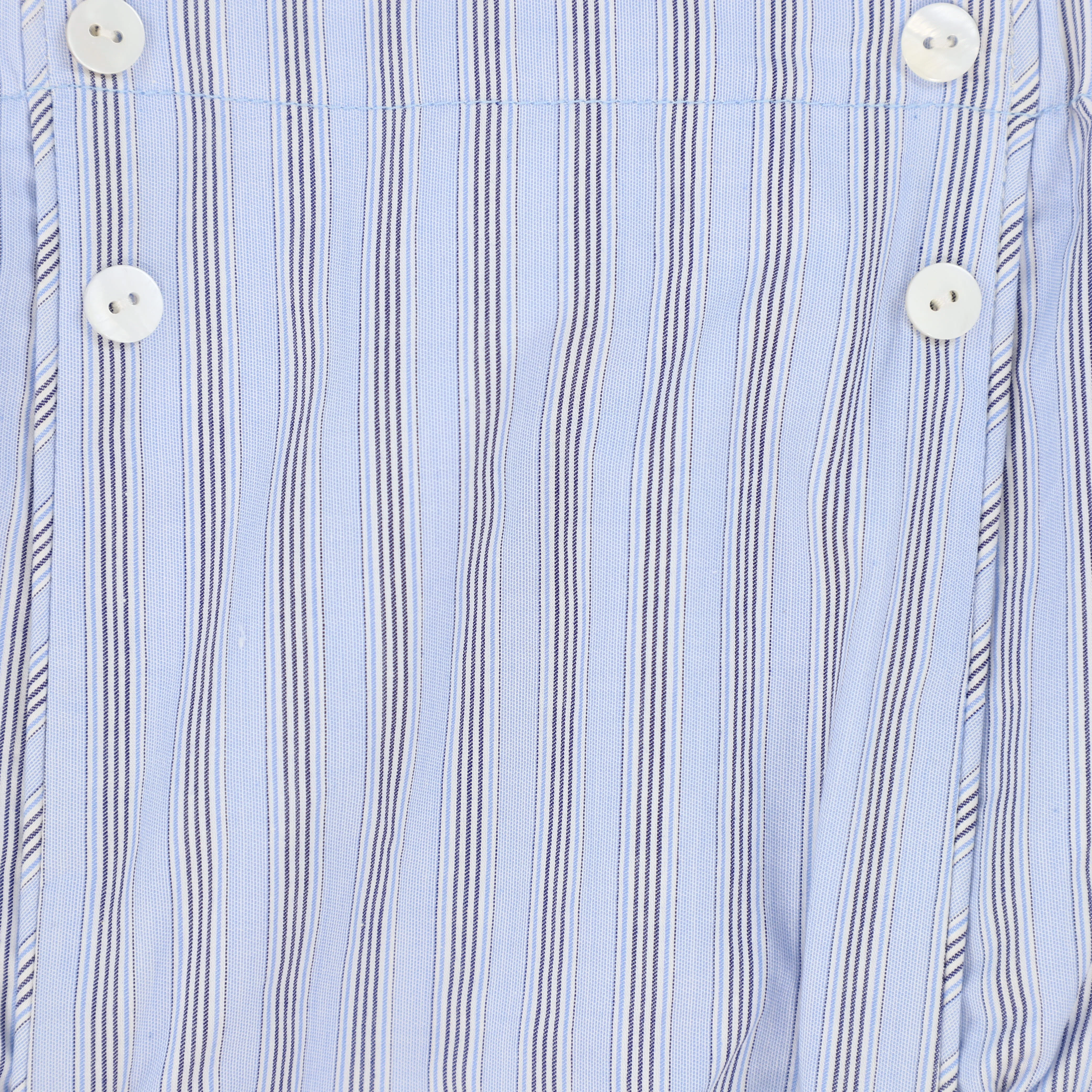 LE BOURDON BLUE DOUBLE STRIPE BUTTON BLOOMERS - Image 3