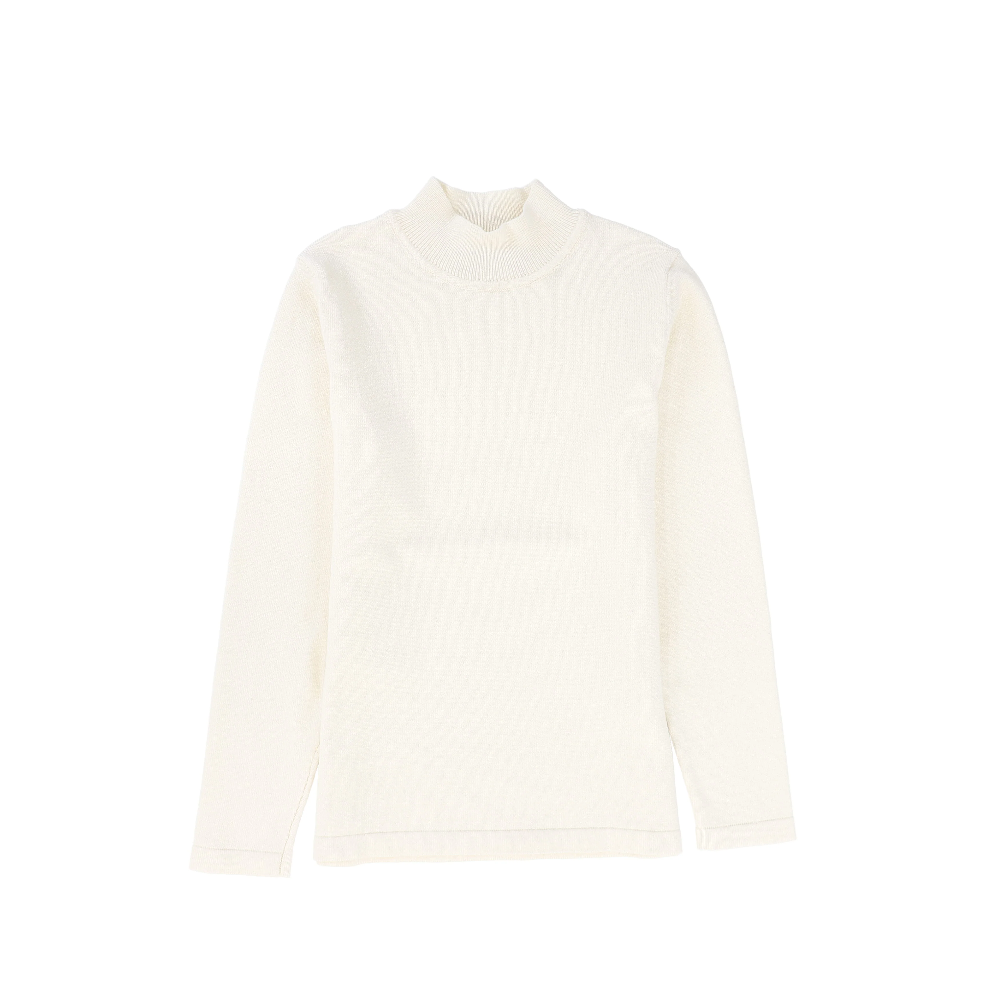 LE BOURDON IVORY FITTED TURTLENECK [FINAL SALE]