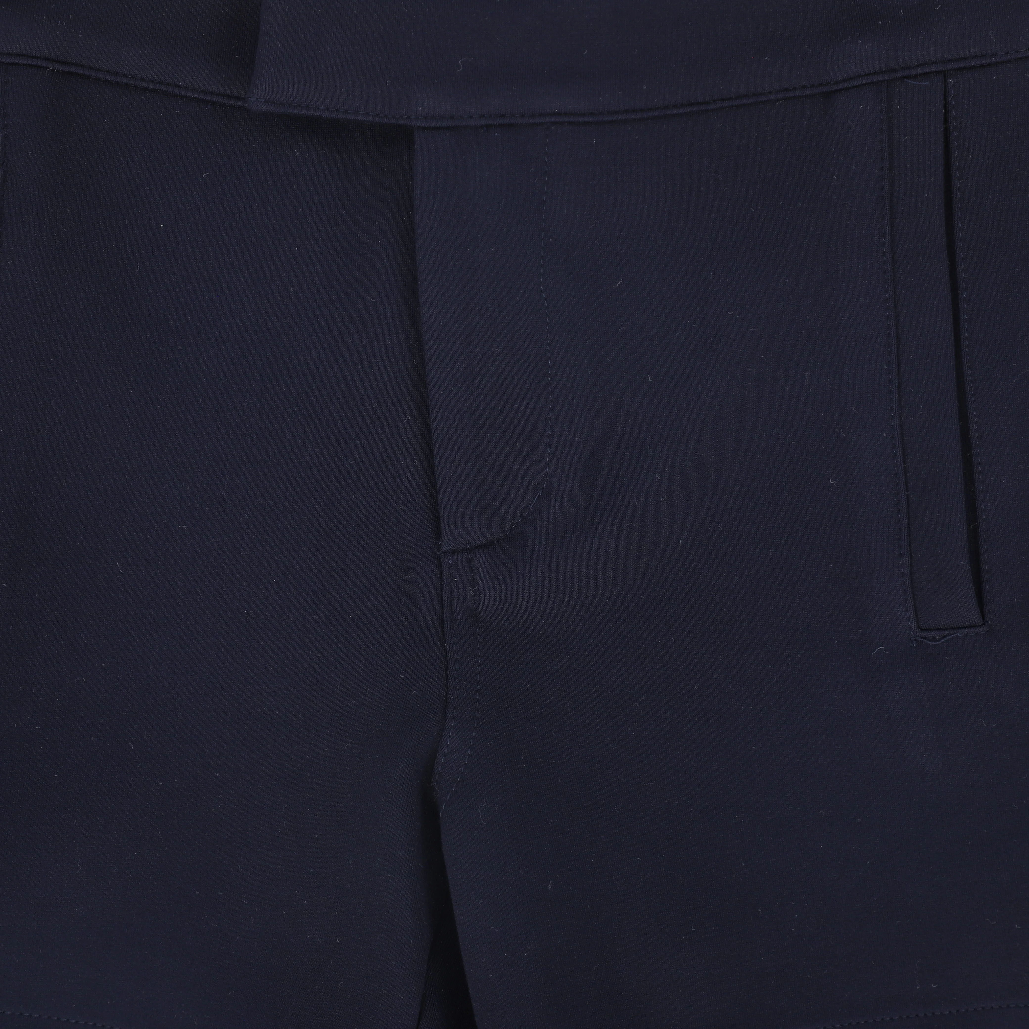 LE BOURDON NAVY PONTE SHORTS - Image 3