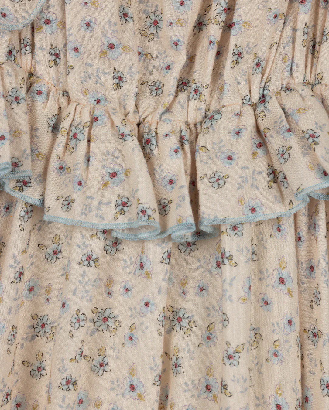 LILOU PALE PINK TINY FLORAL MAXI JUMPER - Image 2