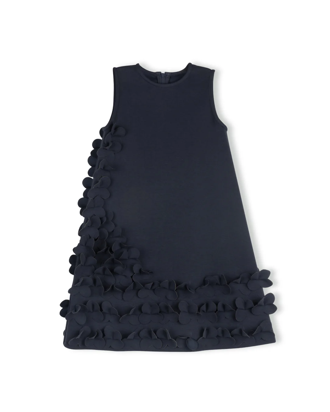 LILOU NAVY FLOWER APPLIQUE JUMPER [FINAL SALE]