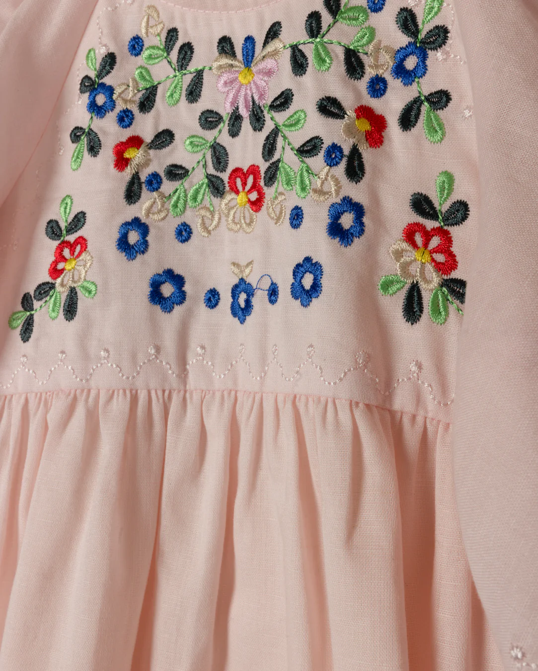 LILOU PINK HIGH WAISTED ROMPER - Image 2