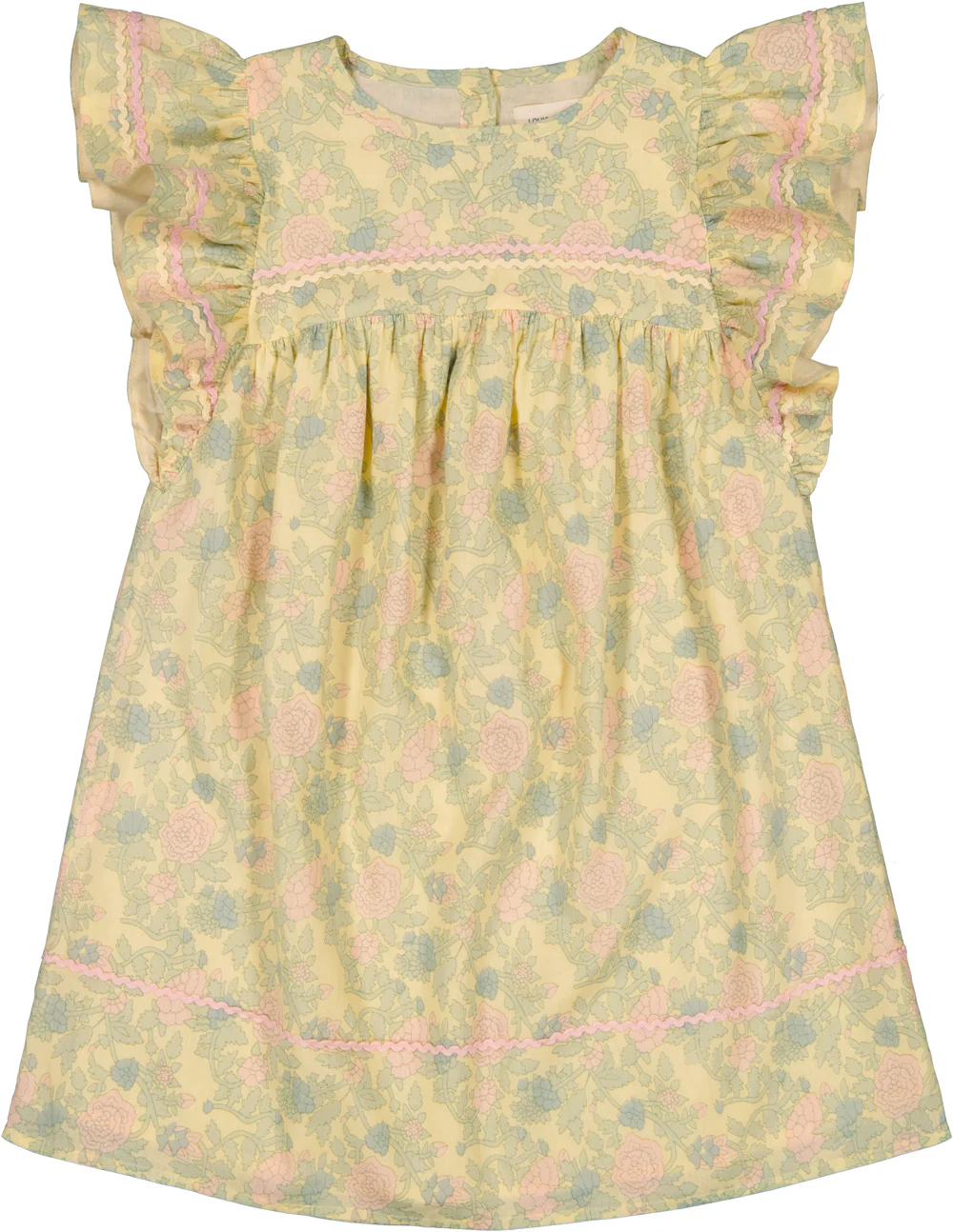 LOUIS LOUISE GREEN/PINK PASTEL FLORAL DRESS [FINAL SALE]