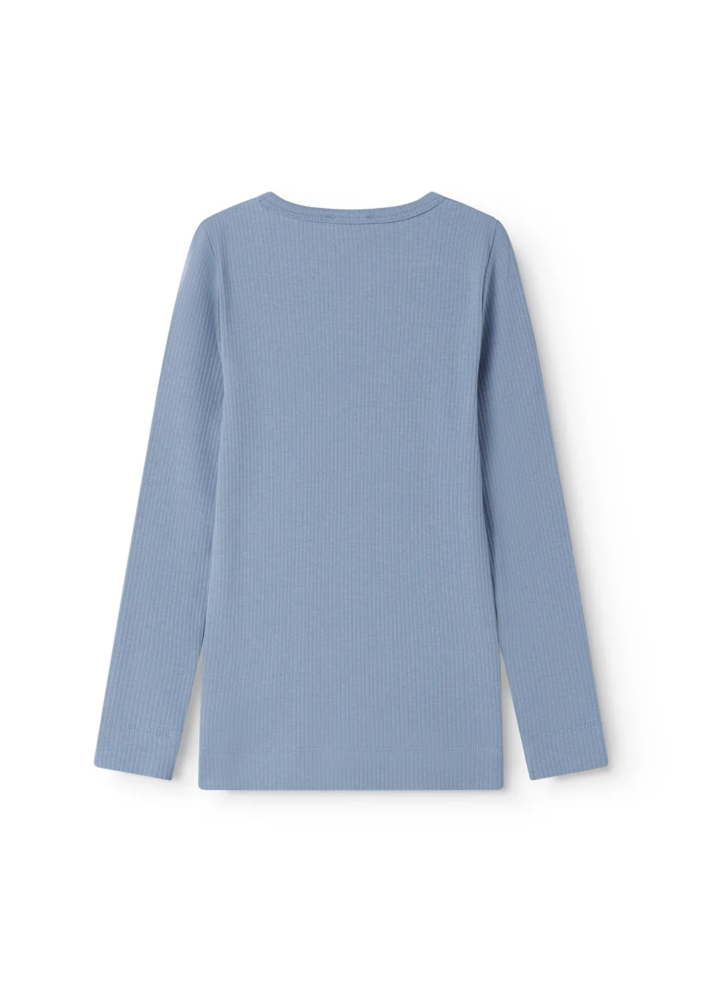MARMAR COPENHAGEN DUSTY BLUE RIBBED T-SHIRT - Image 2