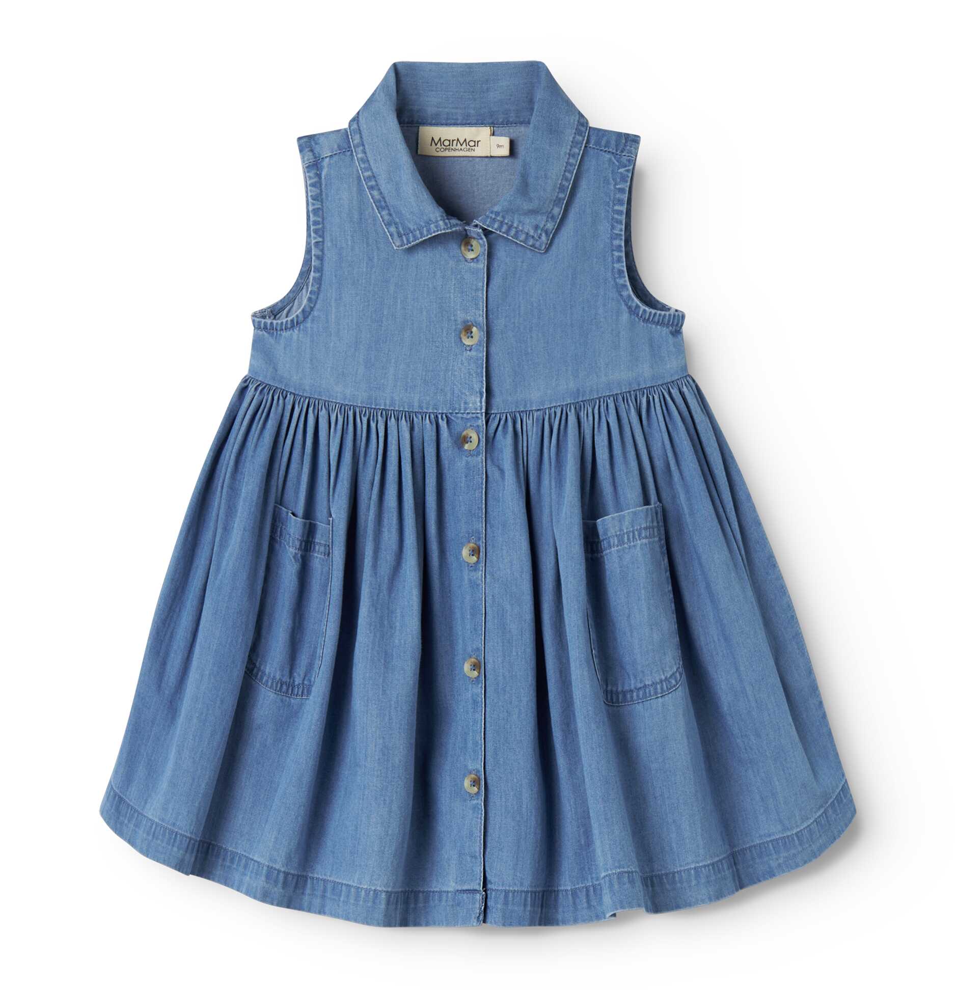 MARMAR COPENHAGEN BLUE DENIM COLLAR JUMPER