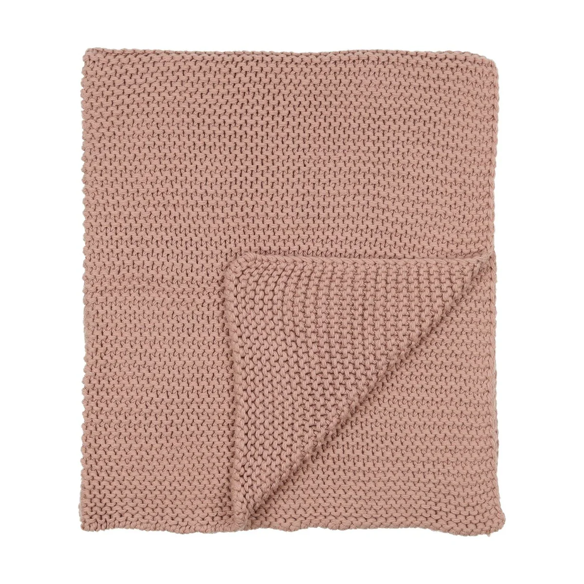MEMA KNITS PINK CHUNKY KNIT BLANKET [FINAL SALE]
