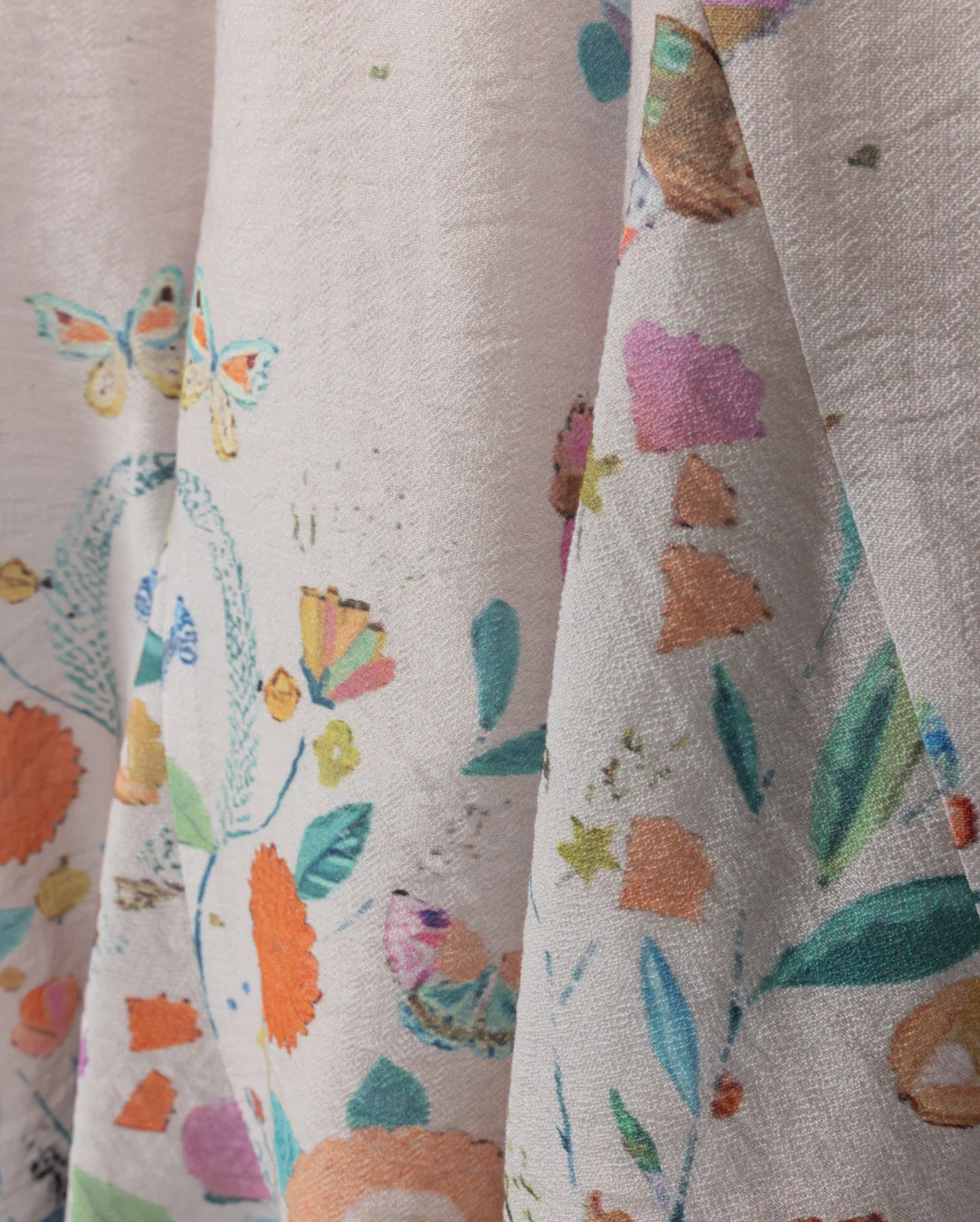 PAPILLON DUSTY PINK FLORAL PANEL DRESS - Image 2
