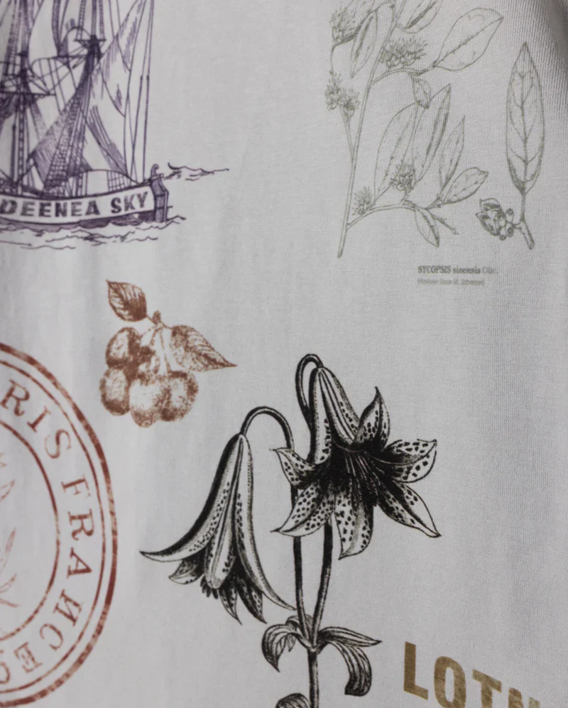 PHIL AND PHOEBE GREY STAMP PRINTED JUMPER - Image 2