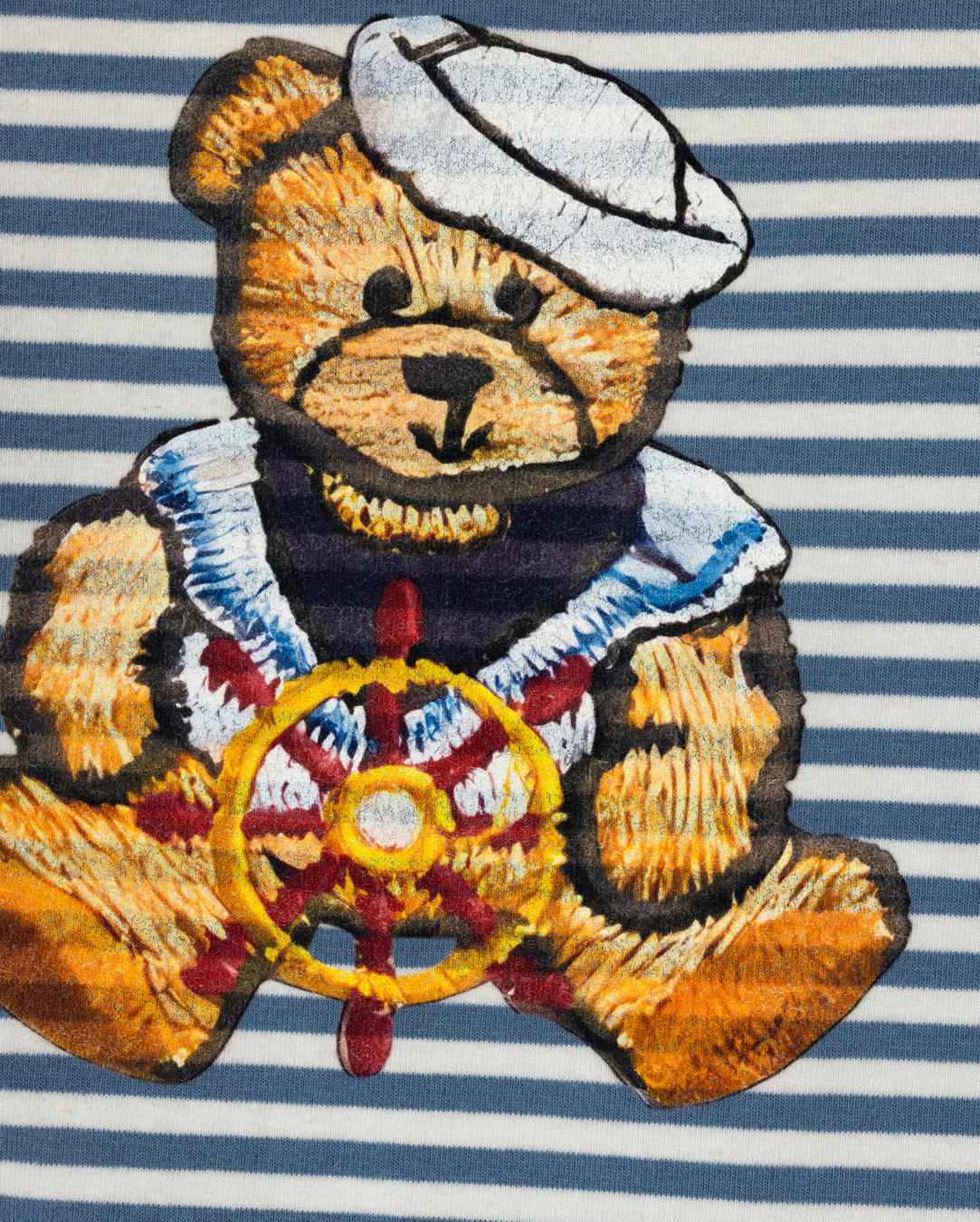 PHIL AND PHOEBE STRIPE TEDDY BEAR T-SHIRT SET - Image 2