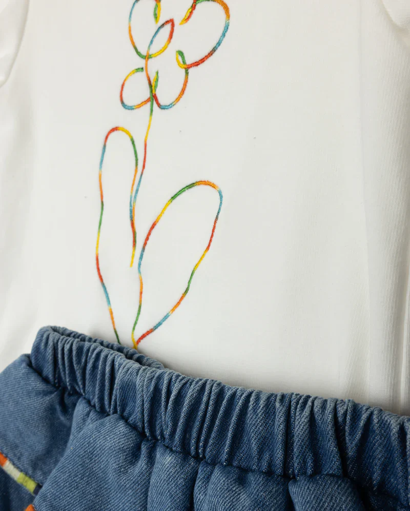 PHIL AND PHOEBE WHITE FLOWER BLOOMER SET - Image 2