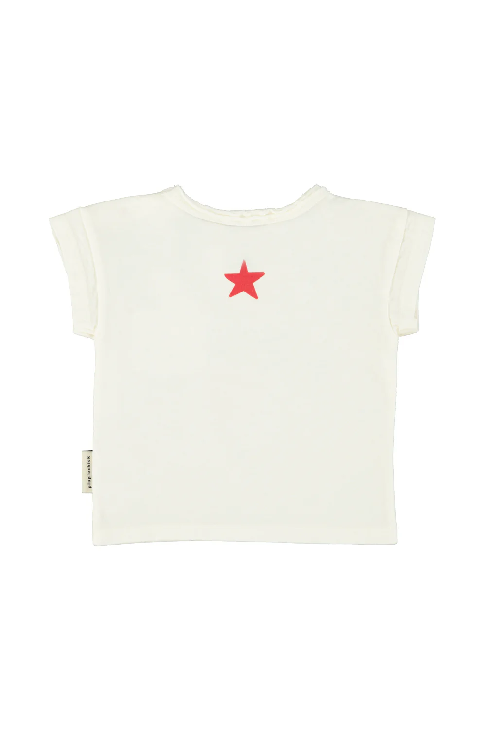 PIUPIUCHICK ECRU WORDED T-SHIRT - Image 2