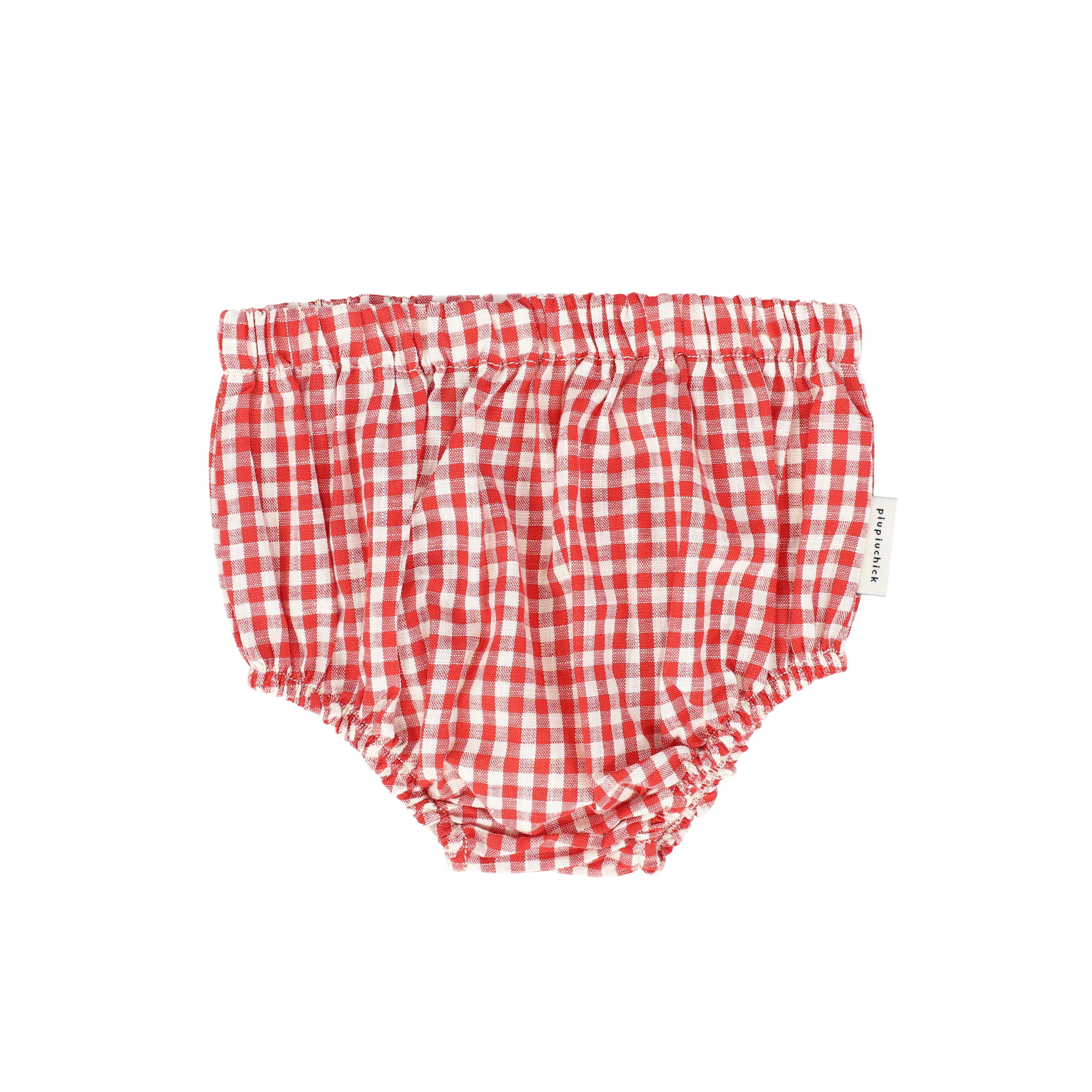 PIUPIUCHICK RED CHECKED BLOOMER