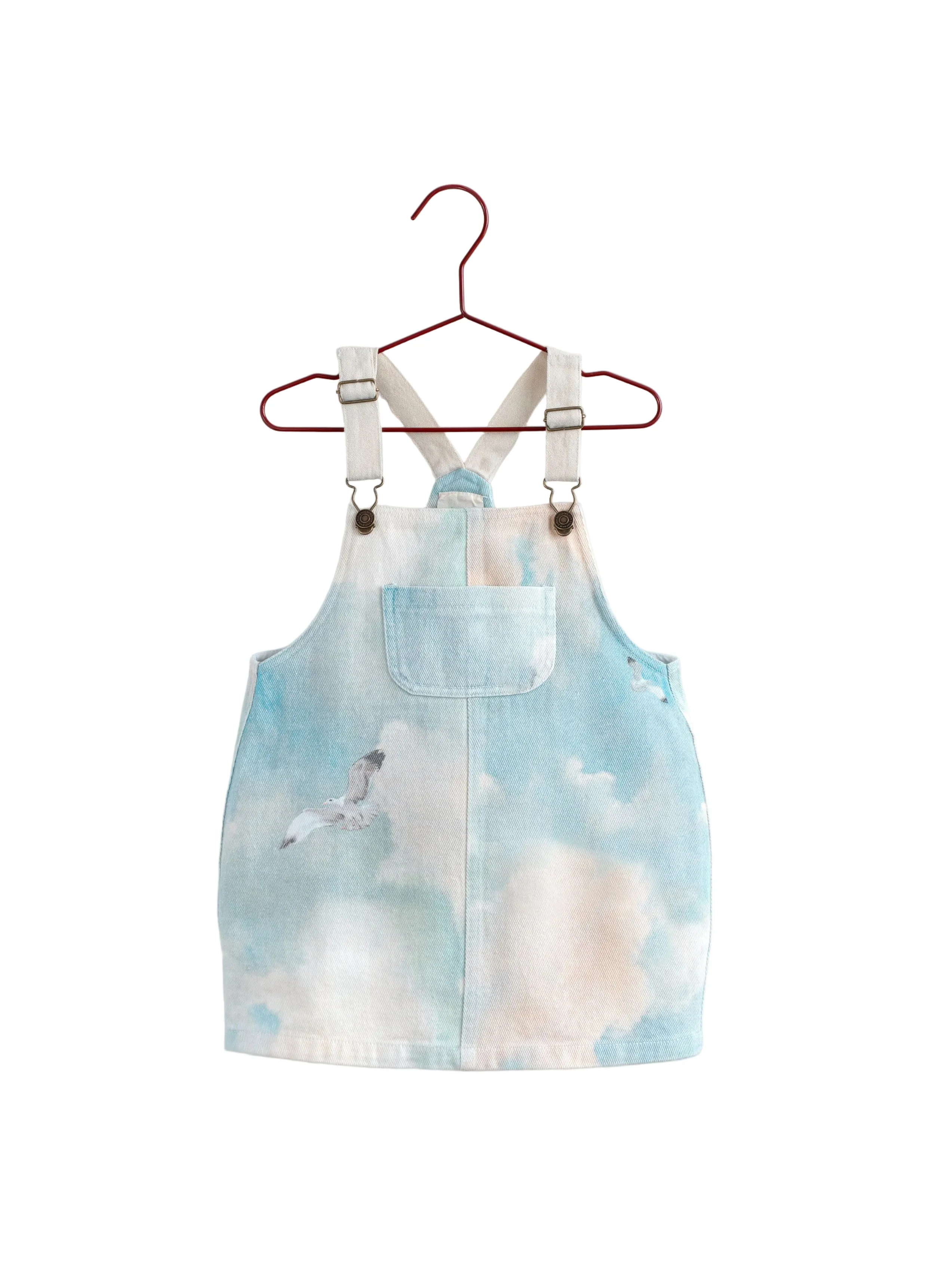 PLEASE MOM DENIM TIE DYE BARREL JUMPER