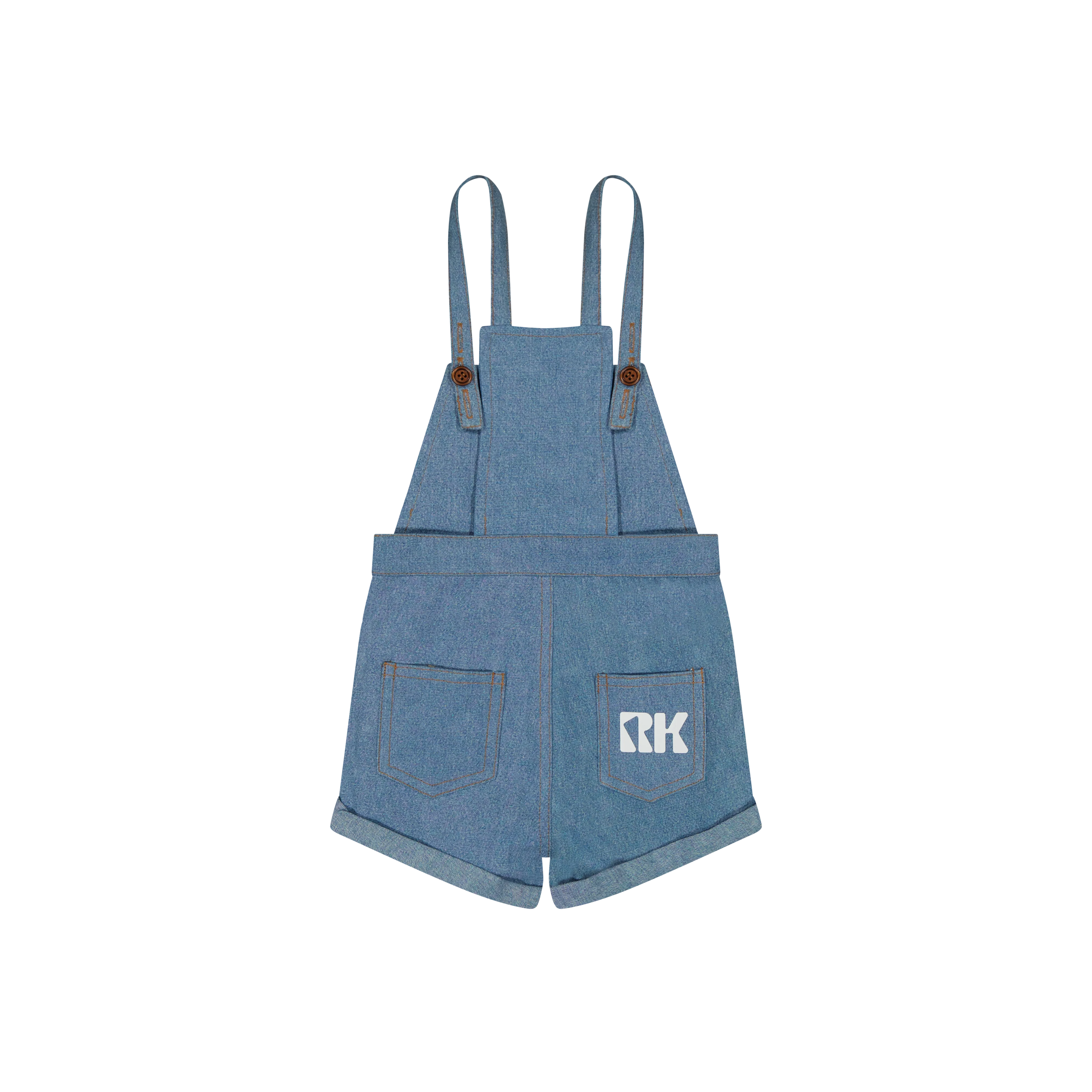 RETRO KID DENIM OVERALLS - Image 2