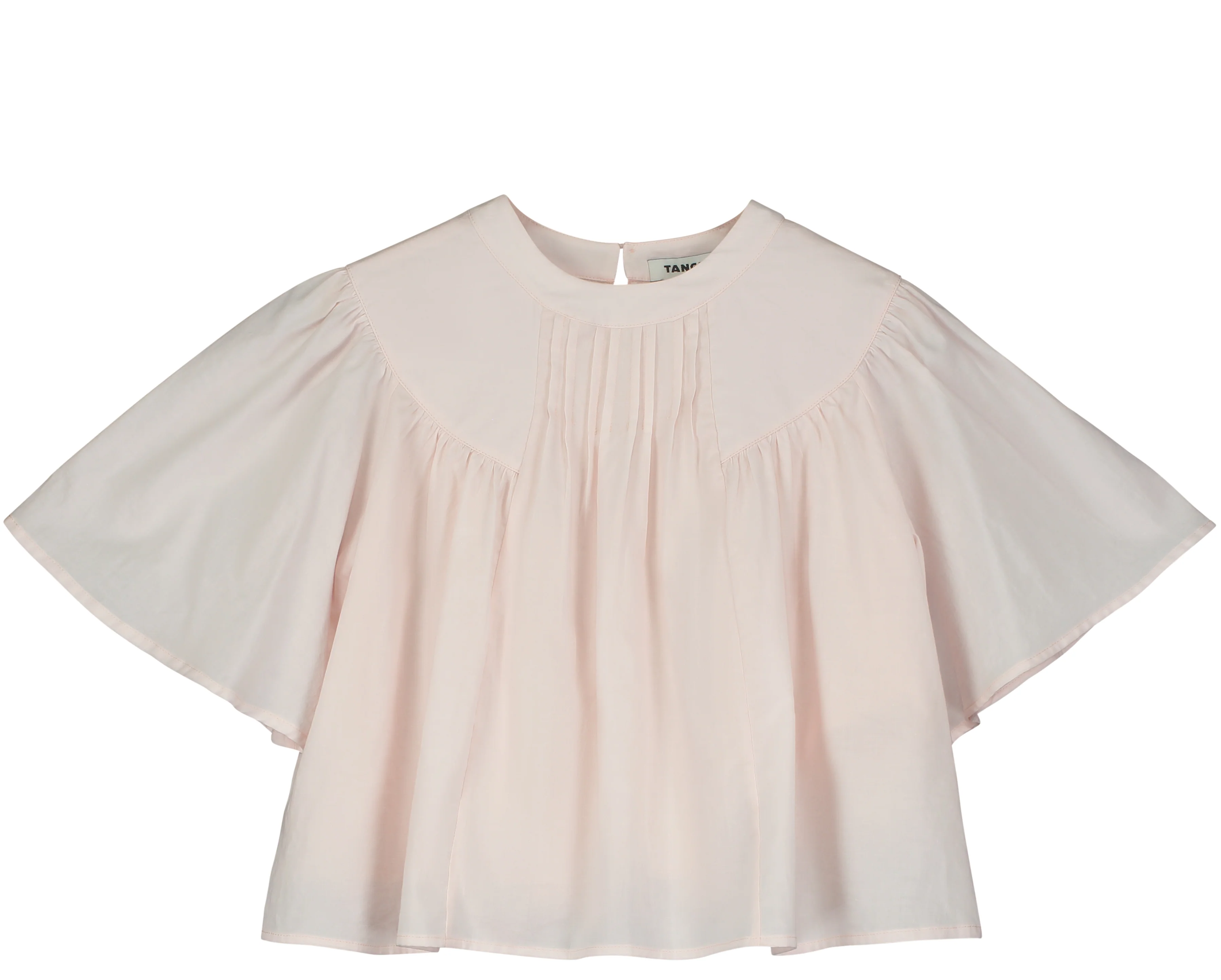 TANGERINE PALE PINK WIDE SLEEVE BLOUSE