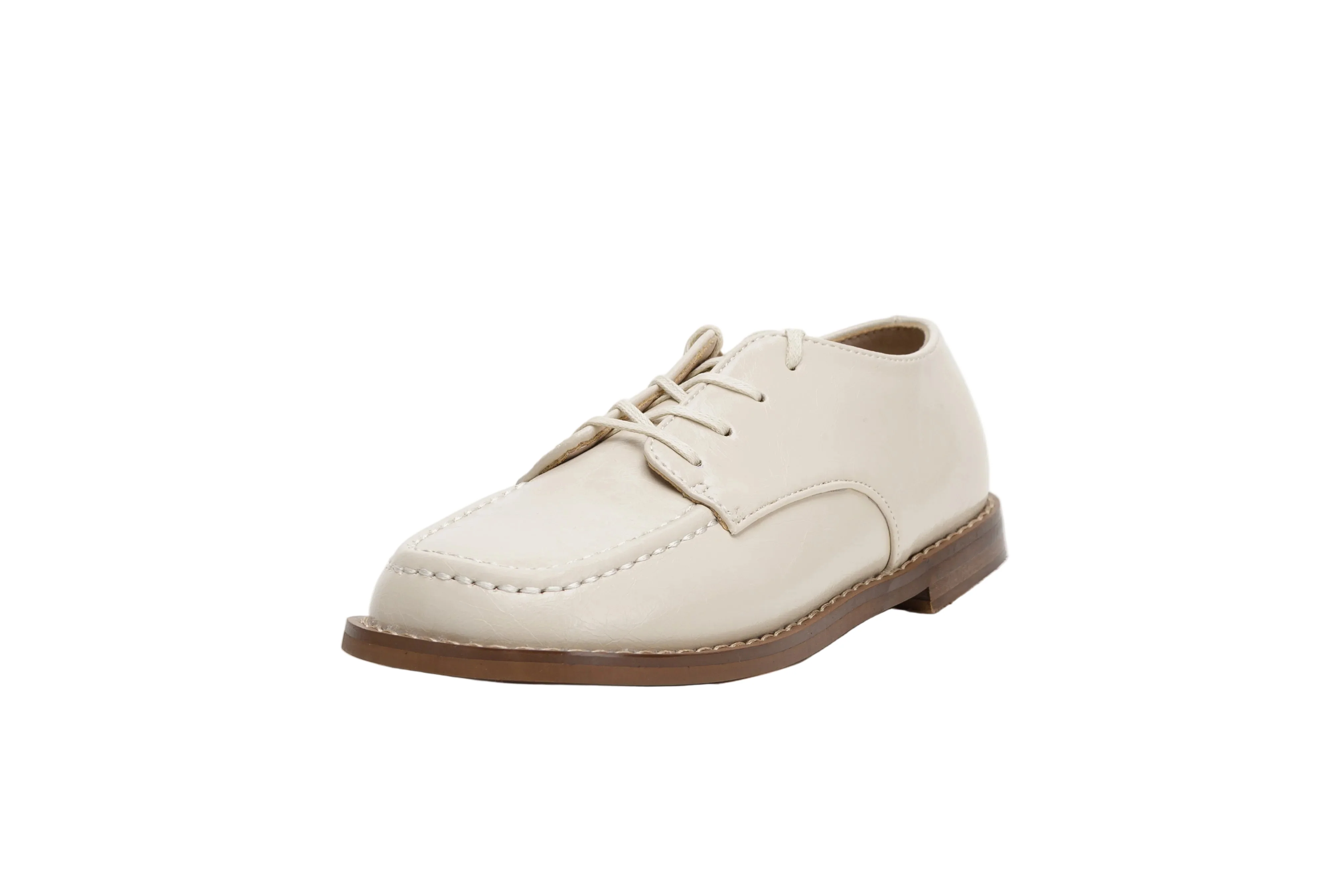 TANNERY & CO IVORY CHUNKY LACE SHOE