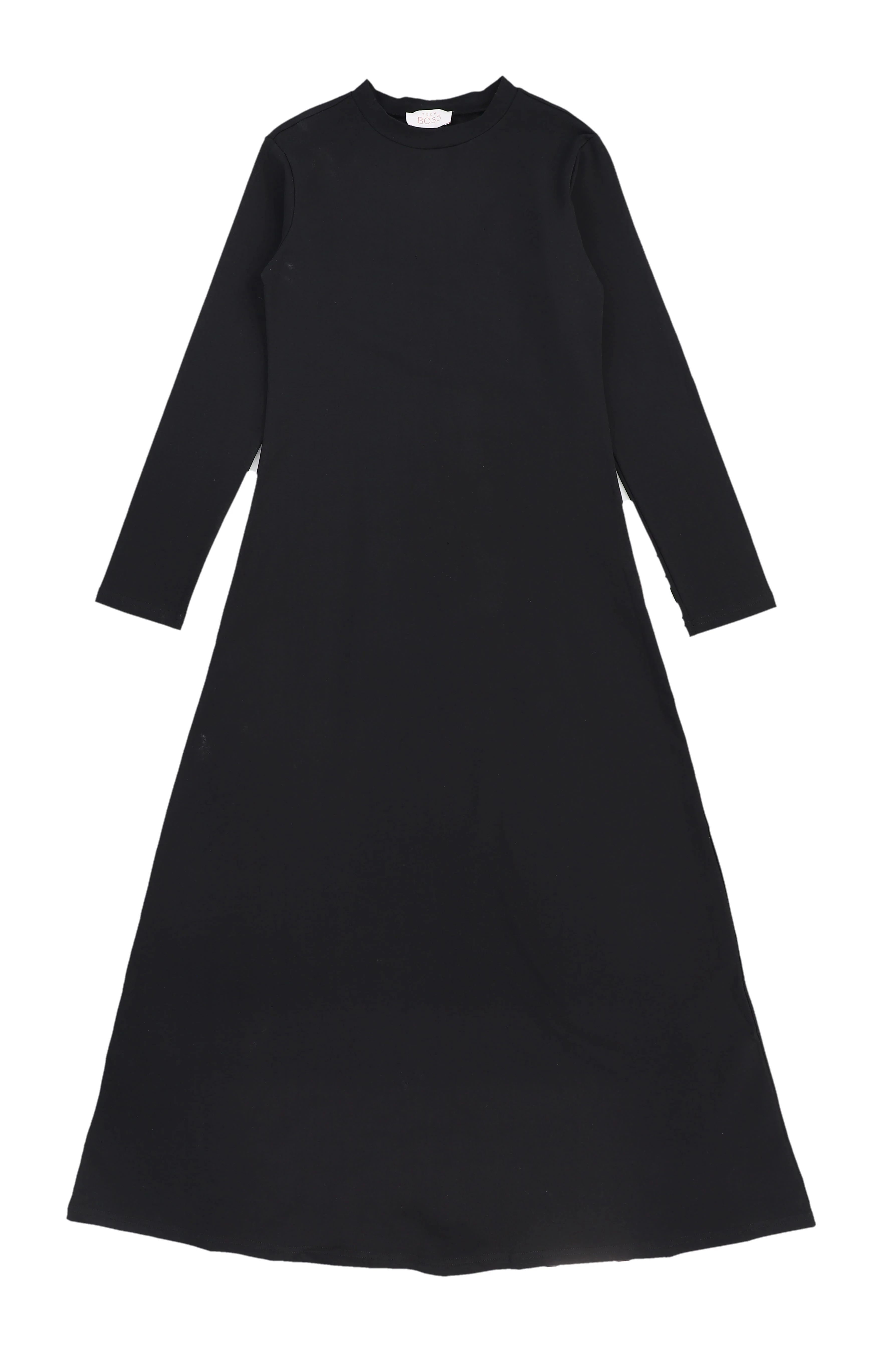 TEEN BOSS BLACK /WHITE STRIP MAXI DRESS [FINAL SALE]